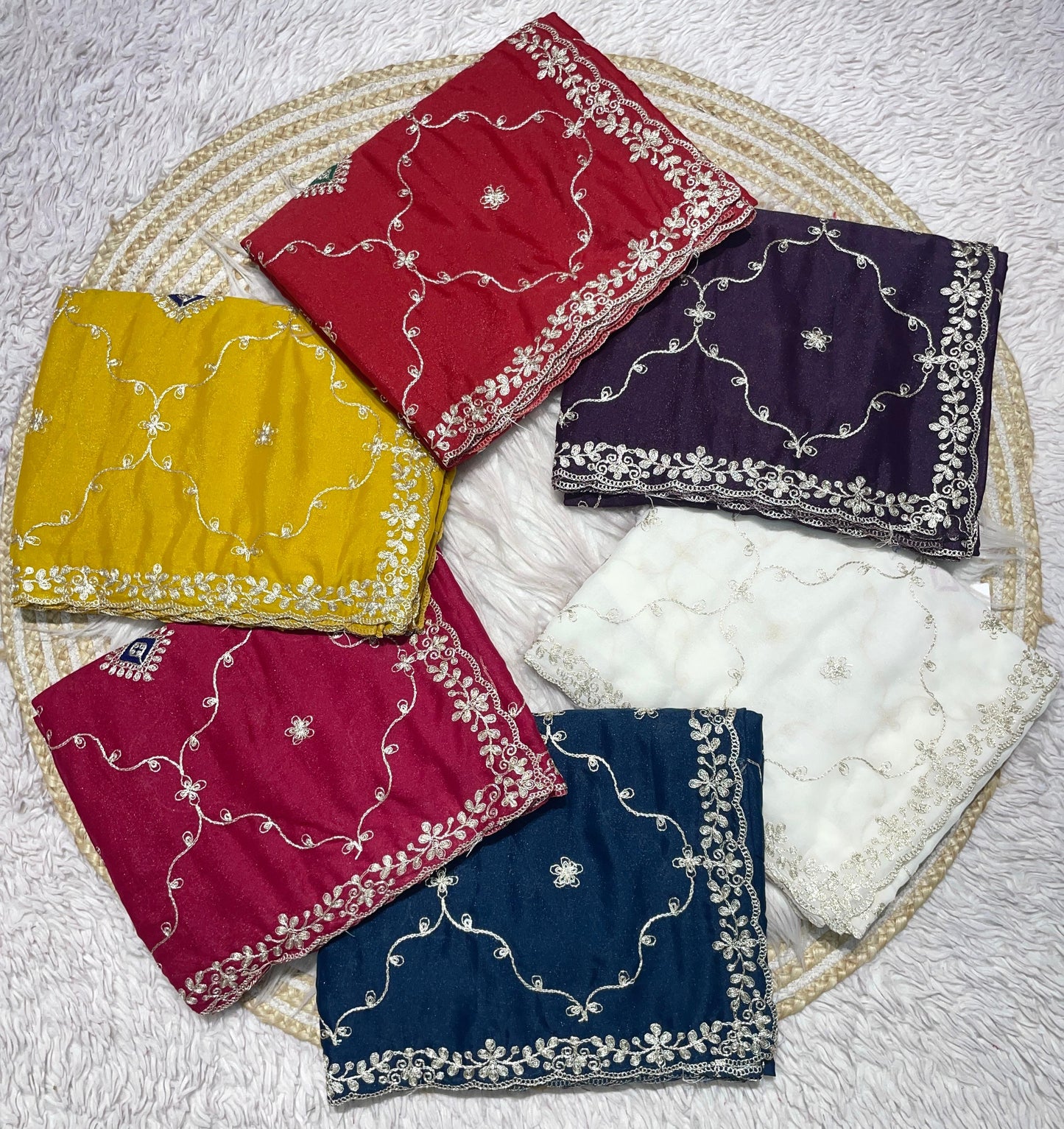 Kayatri New Beautiful C Pallu WithThread multi Embroidery Sequence Coding work saree