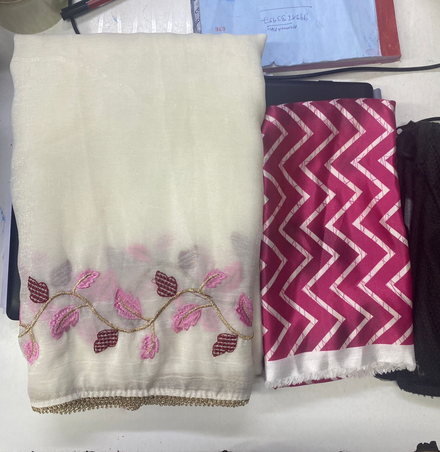 Kayatri New Chrunchy heavy thread and Resham work saree