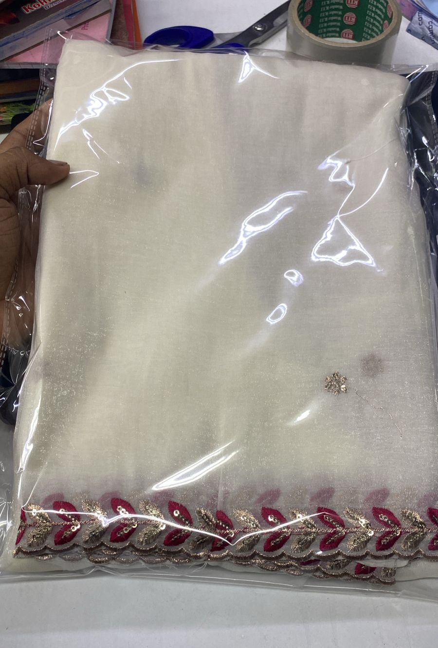 Kayatri New Churchy designer sequence and Multi work Saree