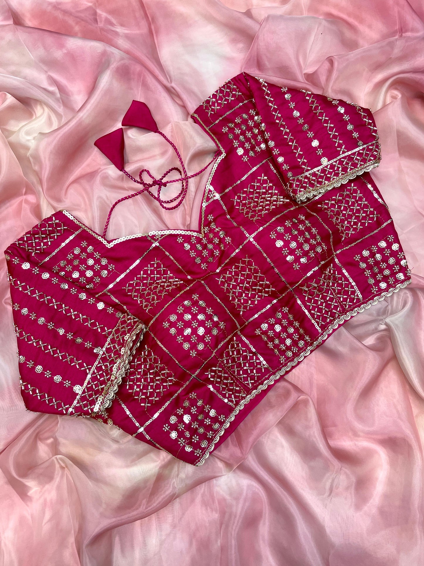 Kayatri New  Beautiful  Soft silk with discharge print Saree