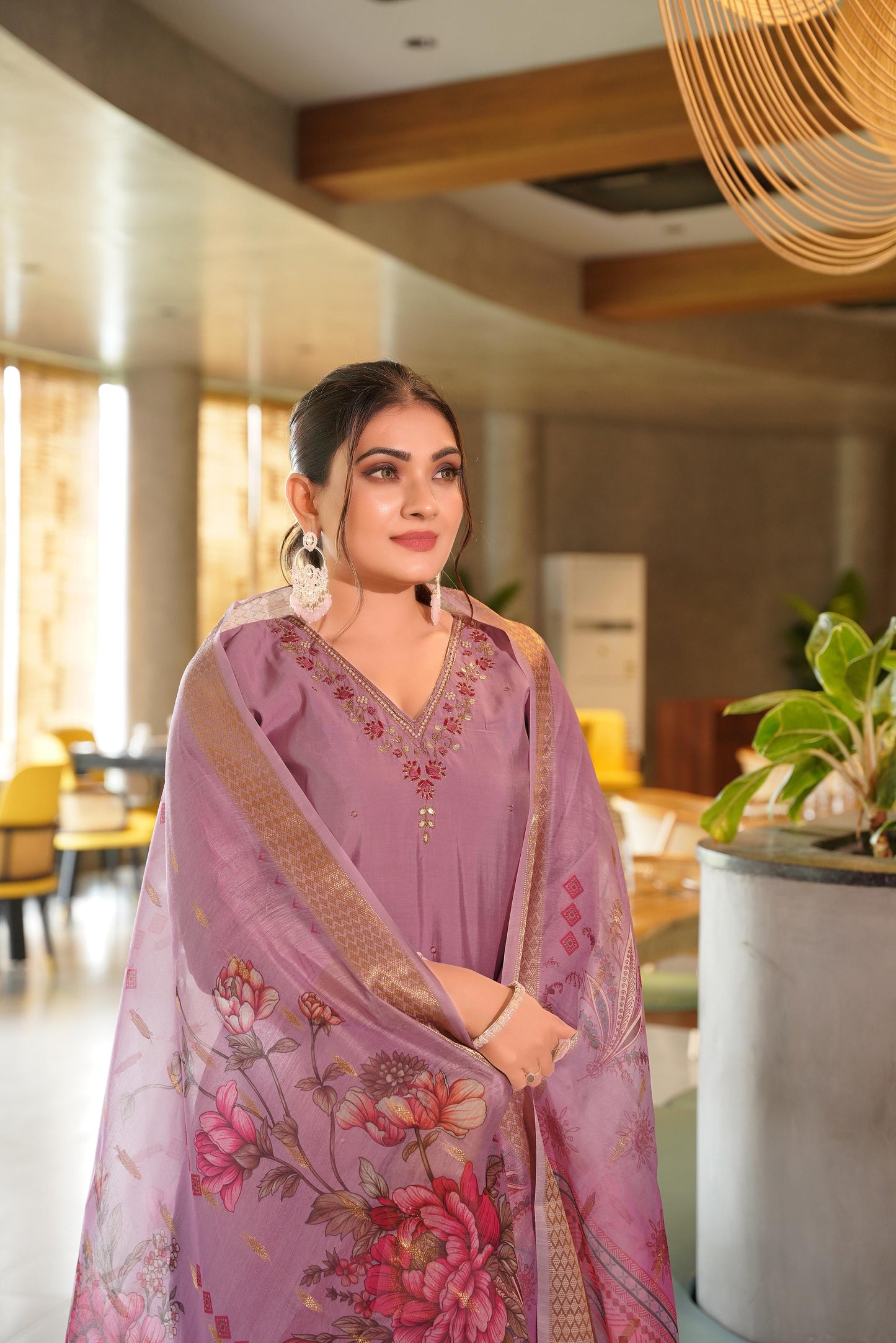 Kayatri New Roman silk With Cotton inner Suit