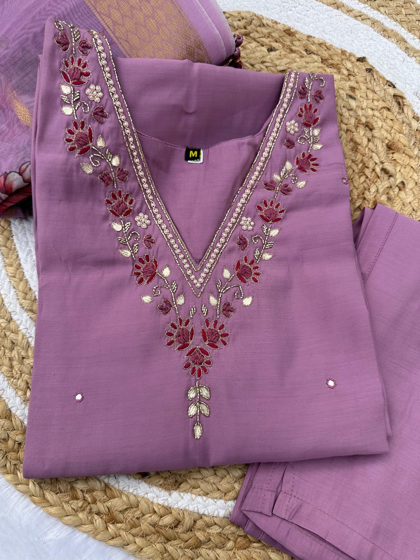 Kayatri New Roman silk With Cotton inner Suit