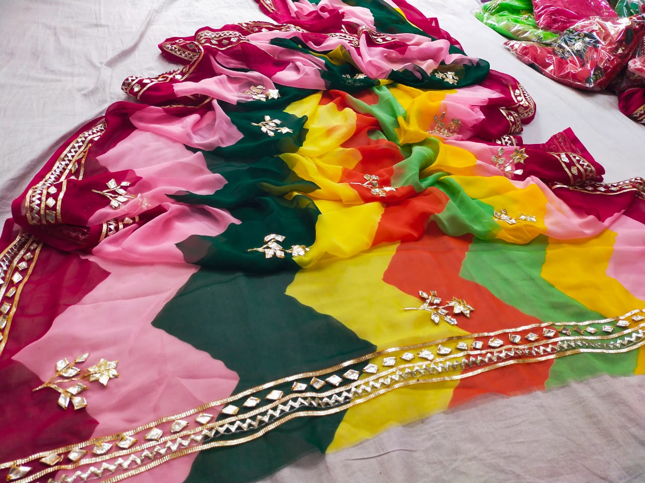 Kayatri New 60-60 Georgette fabric saree