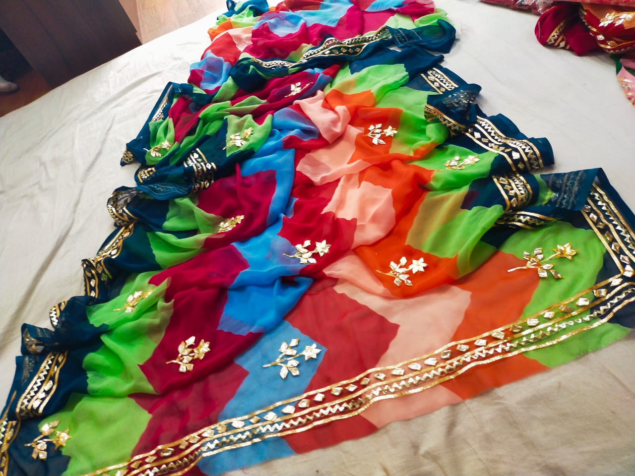 Kayatri New 60-60 Georgette fabric saree