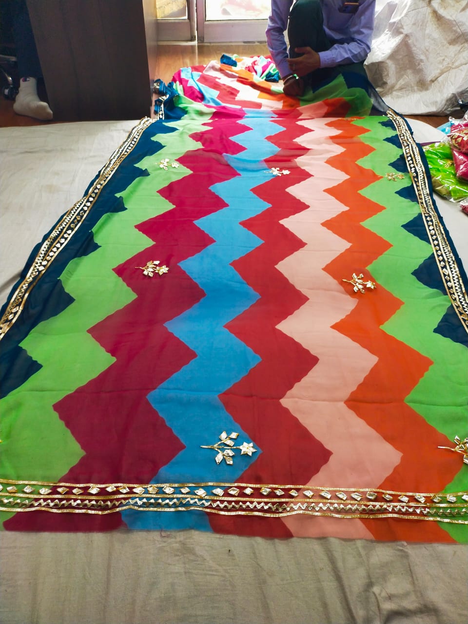 Kayatri New 60-60 Georgette fabric saree