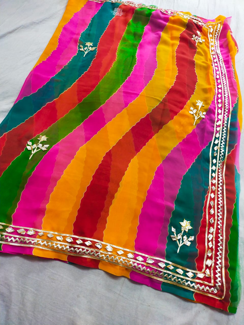 Kayatri New 60-60 Georgette fabric saree