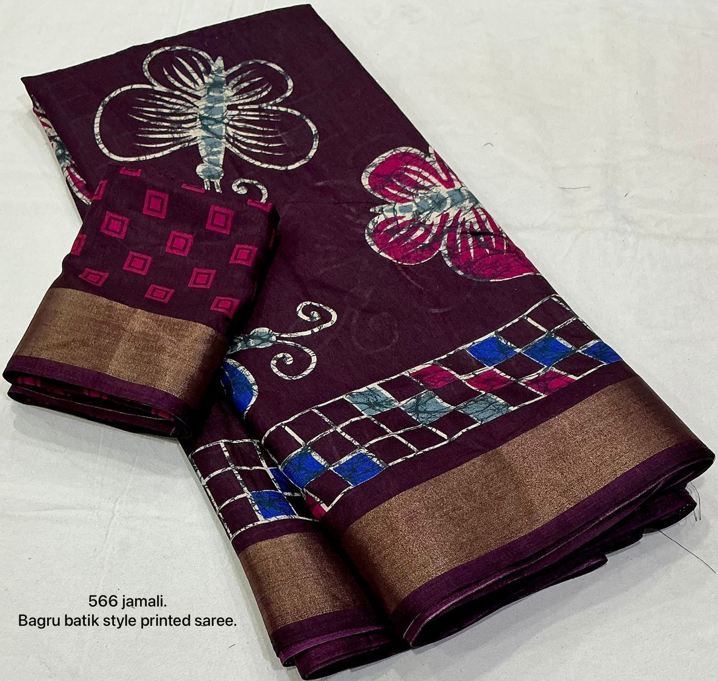 Kayatri New Soft cotton crape saree with zari pattu woven border saree