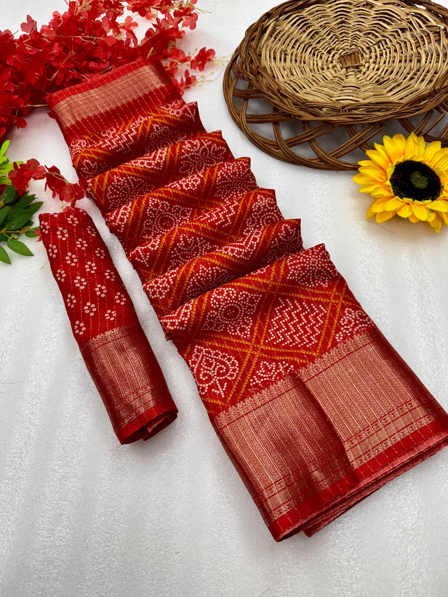 Kayatri New Pure Dola silk with in all over saree boder same as originall boder only