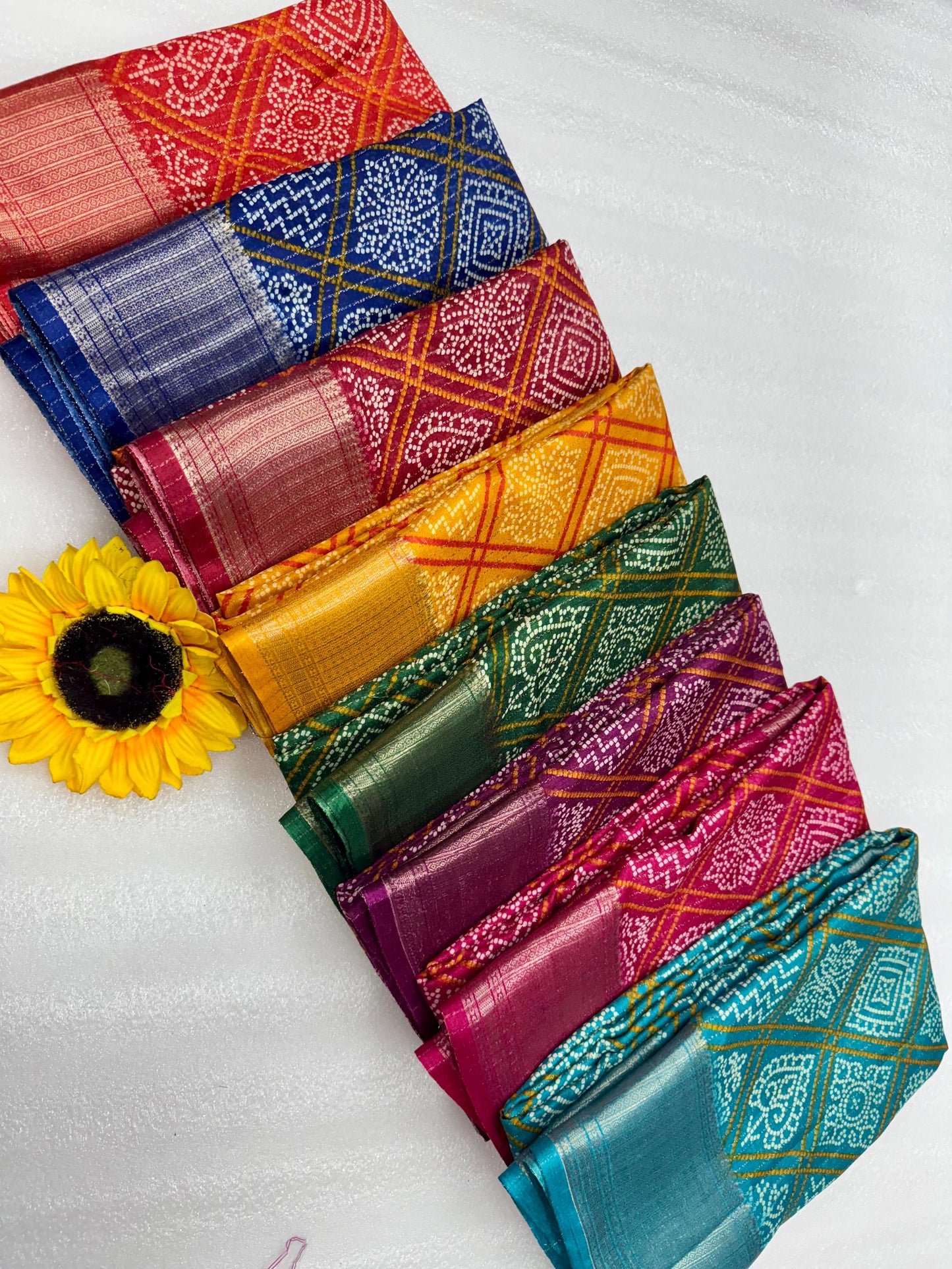 Kayatri New Pure Dola silk with in all over saree boder same as originall boder only