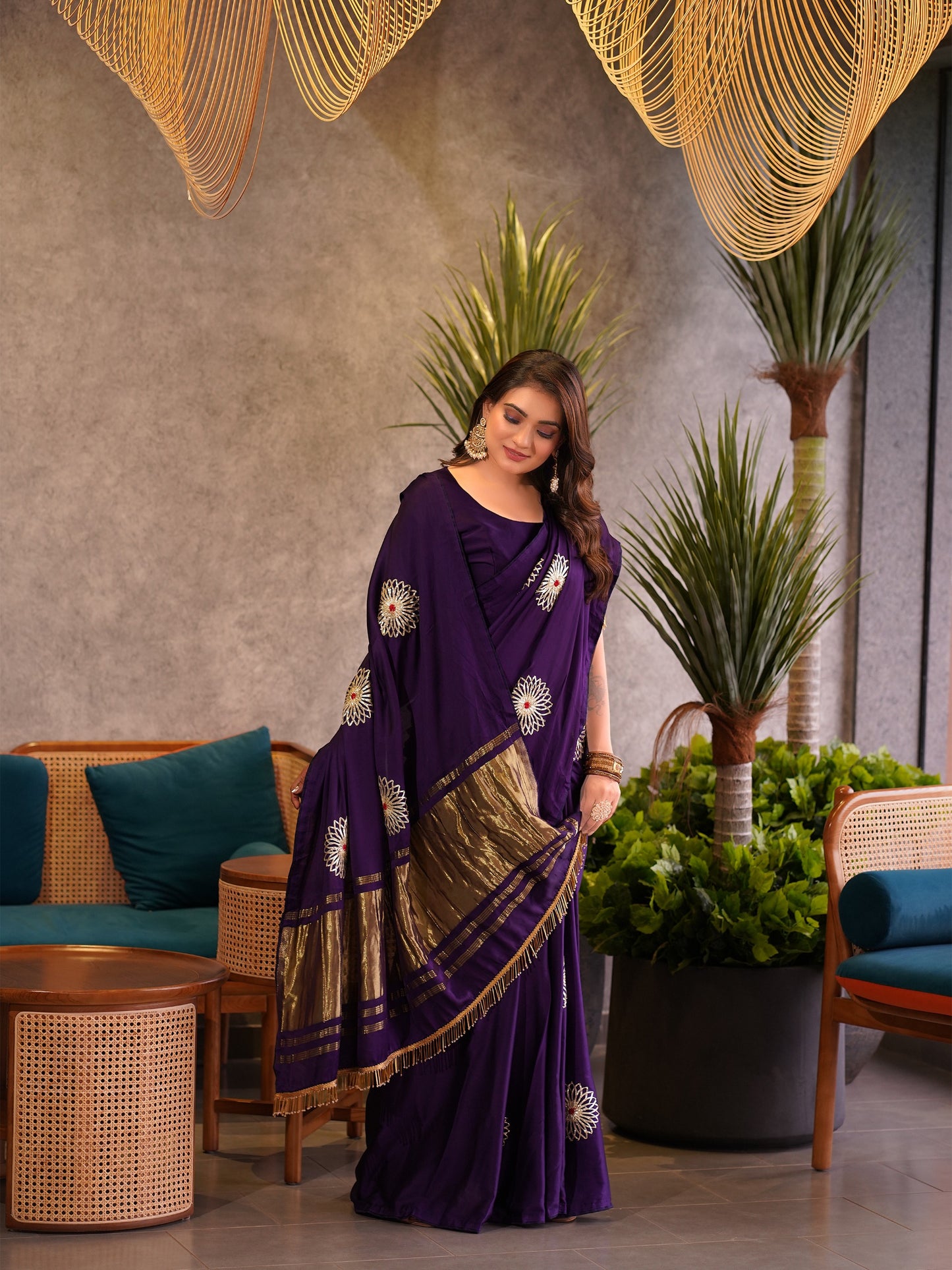 Kayatri New Gaji Silk Jaipuri Pure Saree