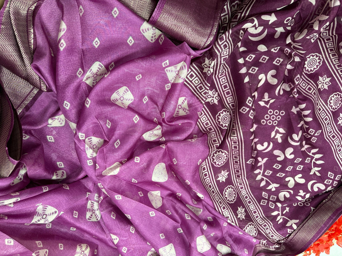 Kayatri New Pure Dola silk with in all over saree boder same as originall boder saree