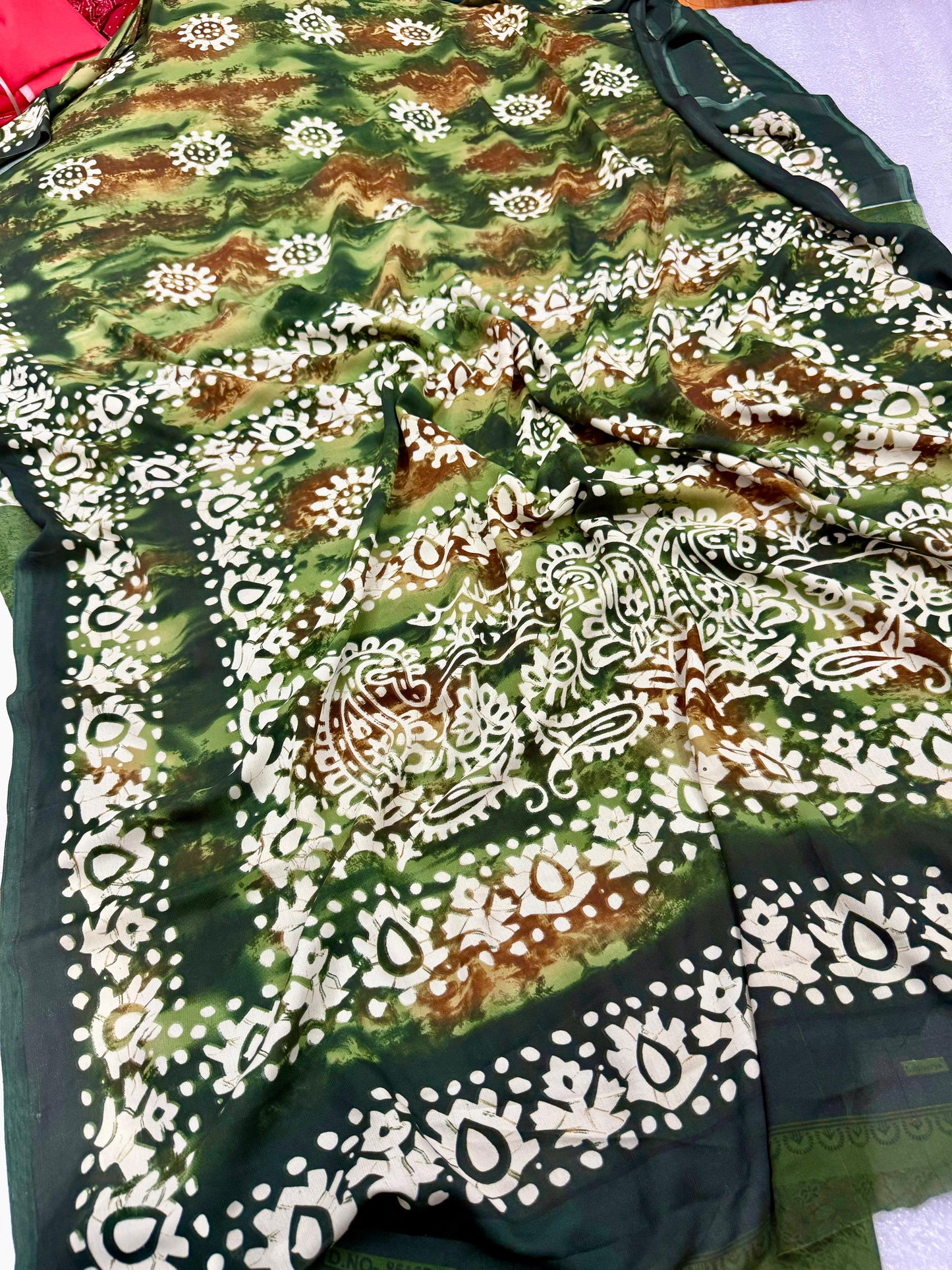 Kayatri New Gaji silk original copy se savdhan New  semi batikGajji bandhe
