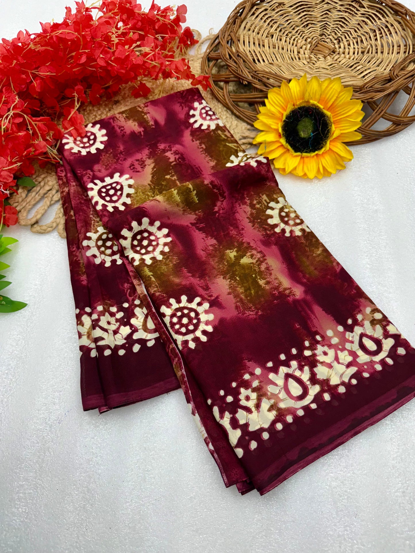 Kayatri New Gaji silk original copy se savdhan New  semi batikGajji bandhe