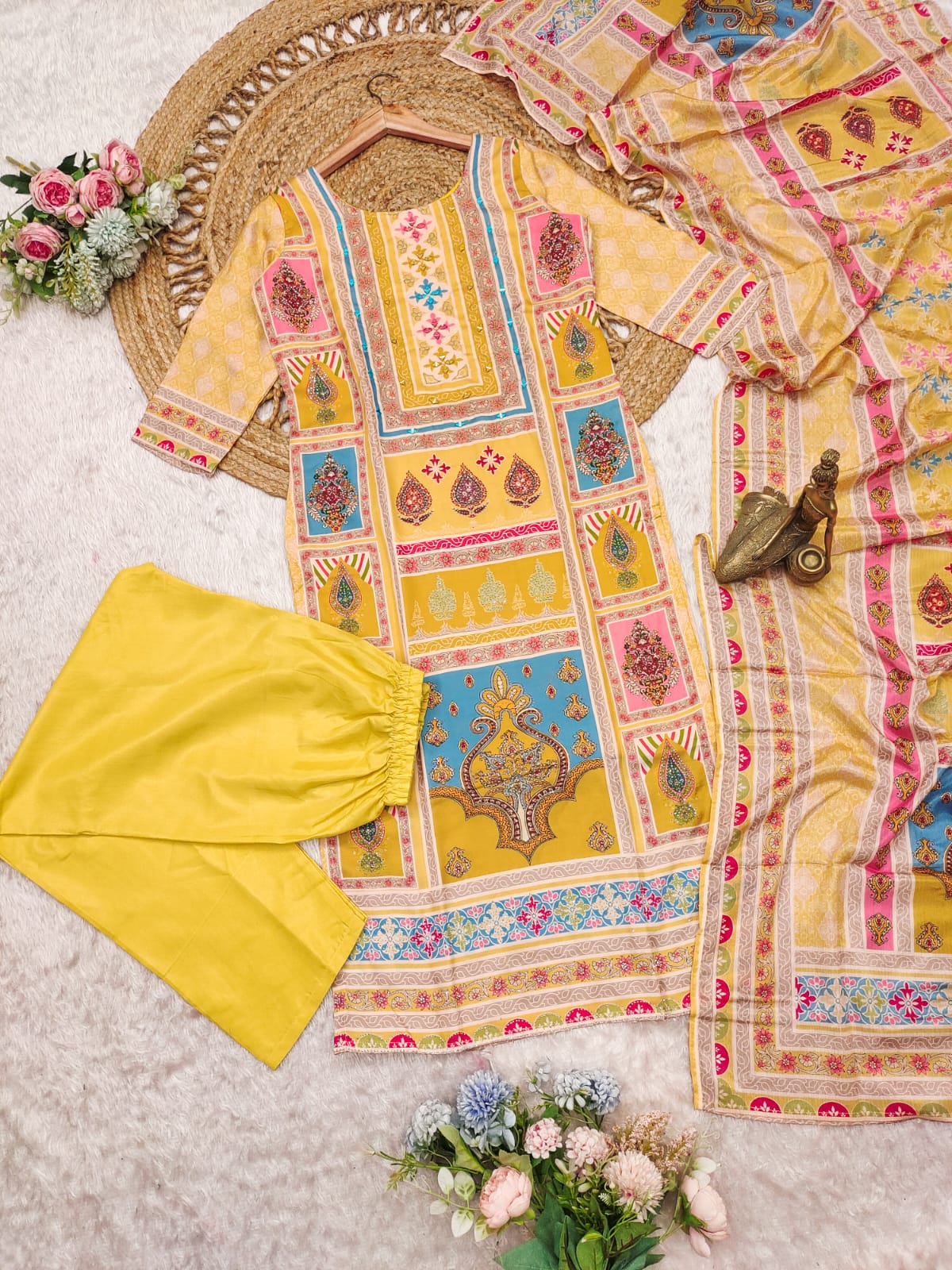 Kayatri New Experience comfort and style like never before with our newly launched yellow model satin,