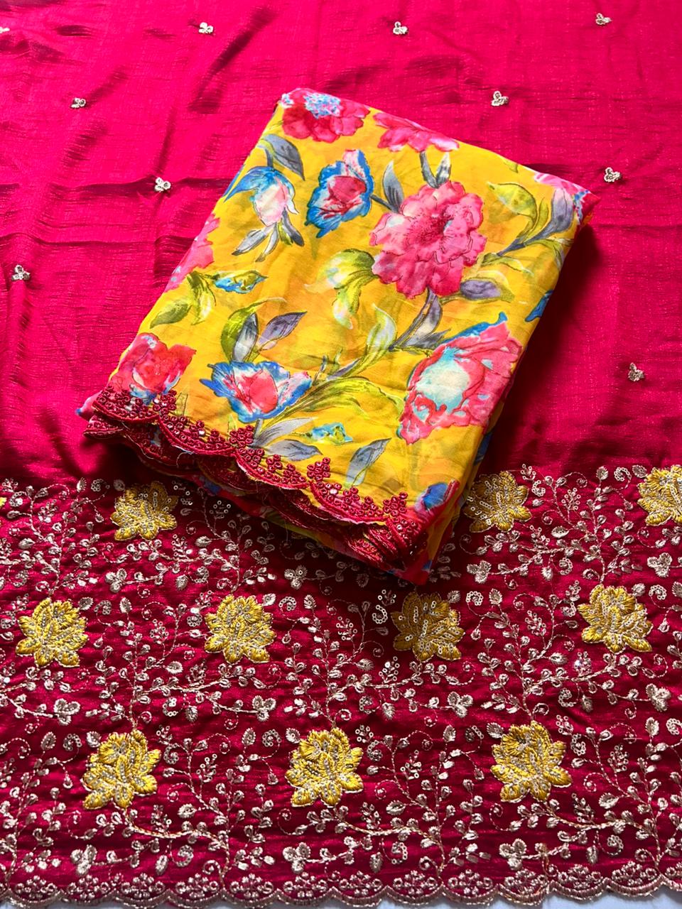 Kayatri New SOFT MUL SLAB GEORGETTE SAREE WITH , BEAUTIFUL PRINT SAREE