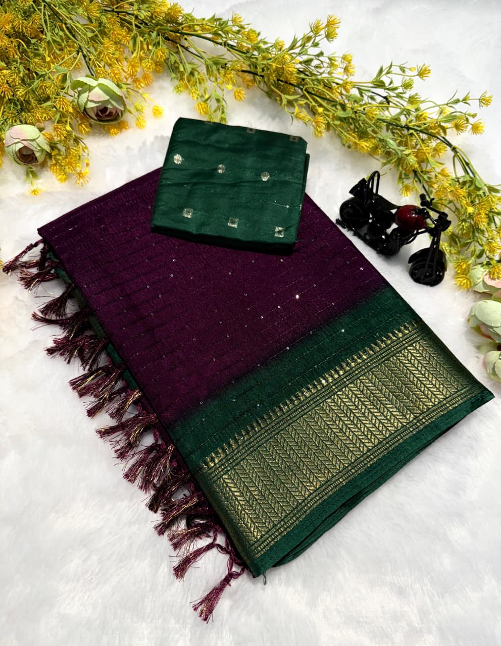 Kayatri New PREMIUM DOLA SIQVANC SILK SAREE