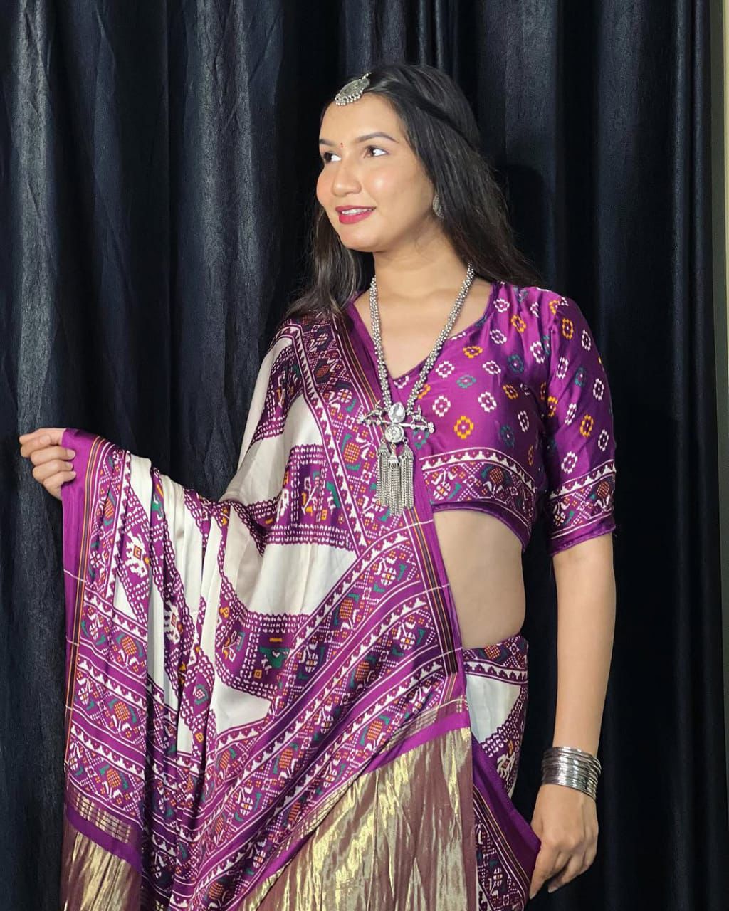 Kayatri New Pure Gajji silk  Bandhani Saree