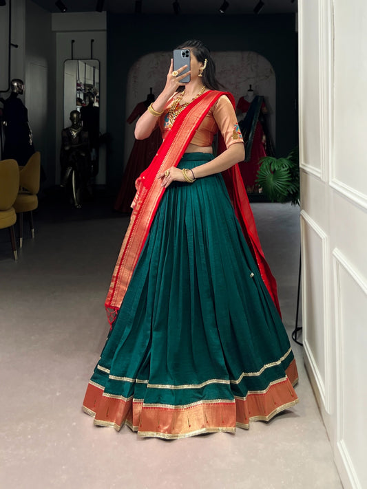 Kayatri New Vichitra Silk Paithani lehengas that speak