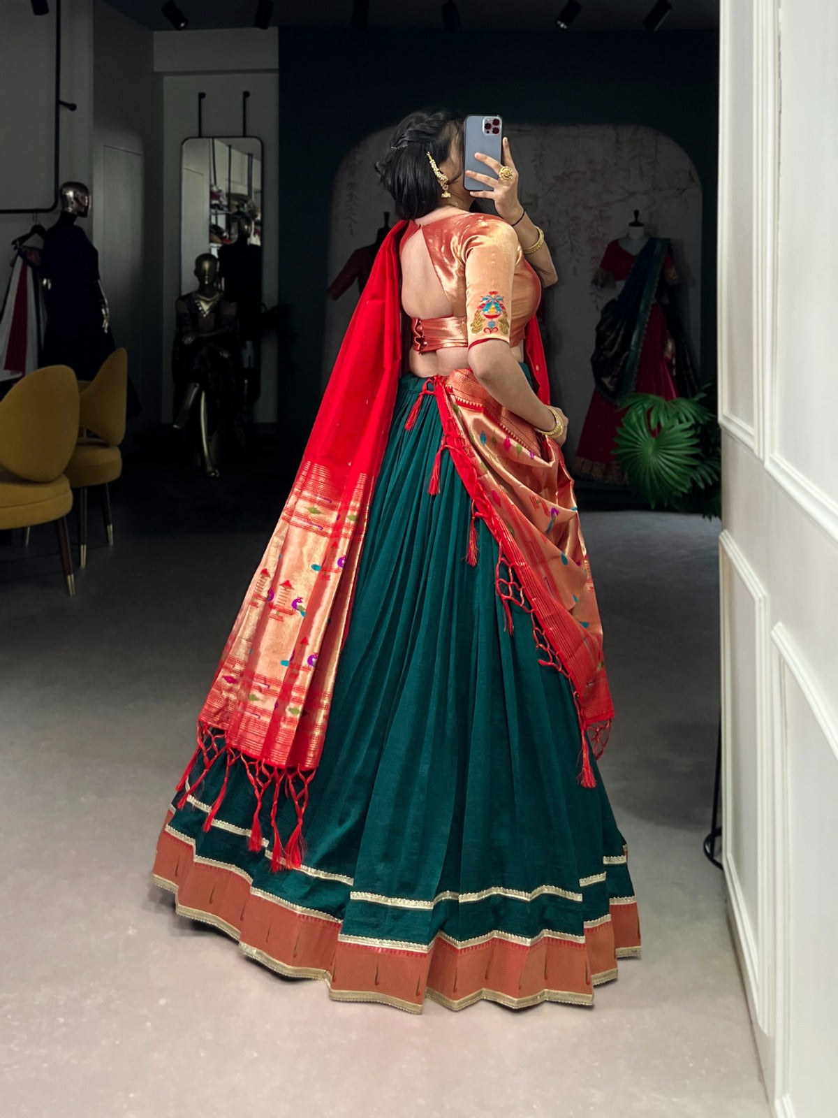Kayatri New Vichitra Silk Paithani lehengas that speak