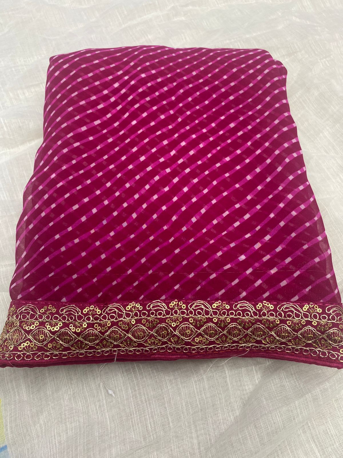 Kayatri New fabrics Gerogjat with heavy sequence and coding work saree