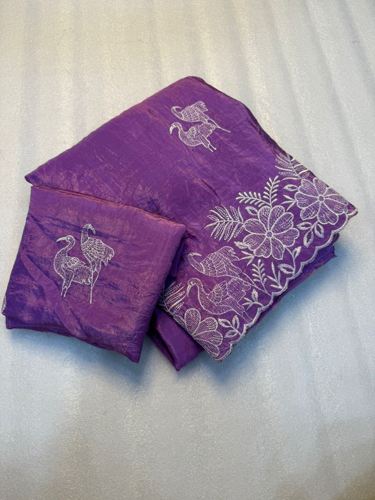 Kayatri New  Beautiful Premium Quality soft gold crush Designer Saree