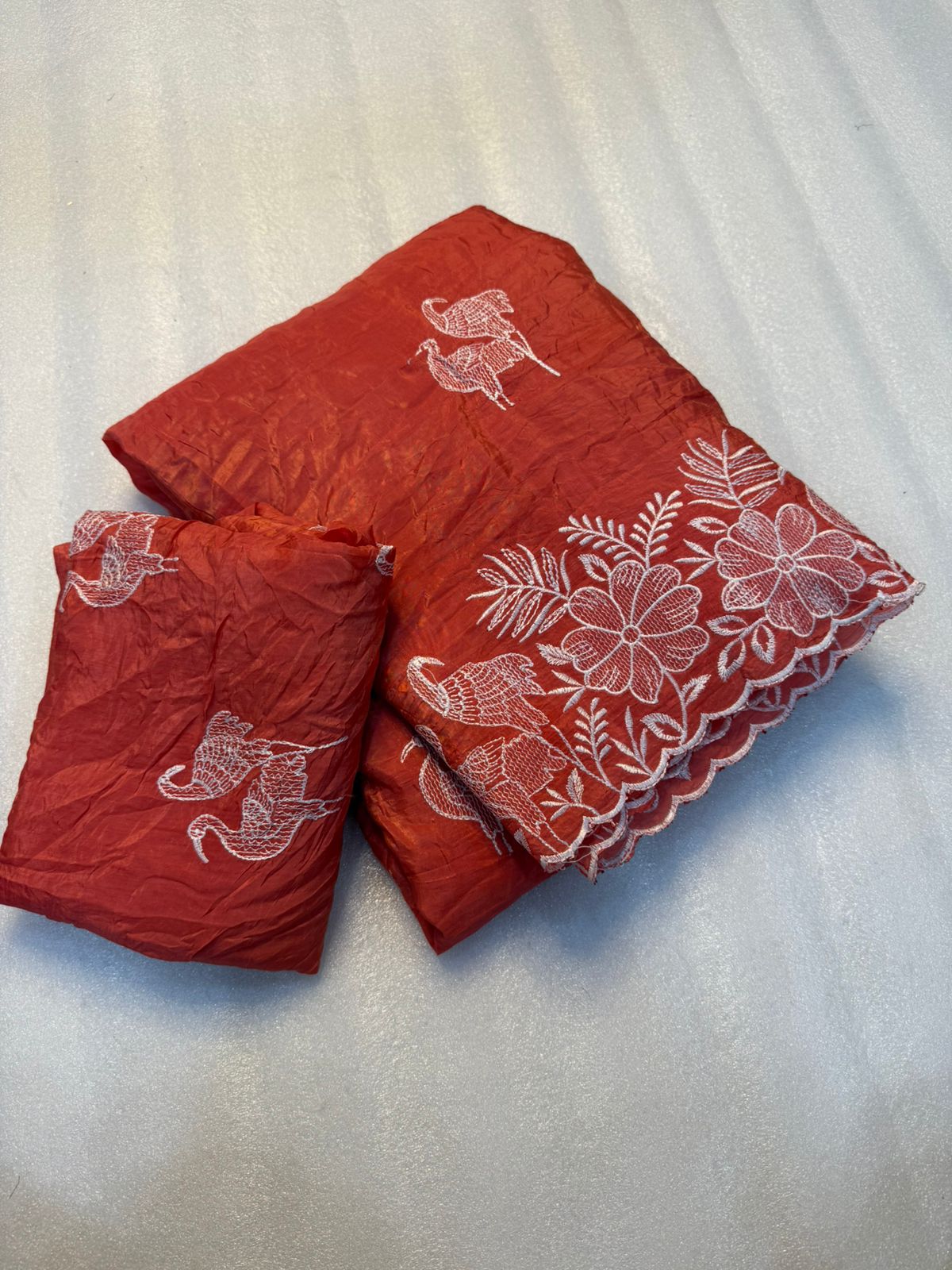 Kayatri New  Beautiful Premium Quality soft gold crush Designer Saree