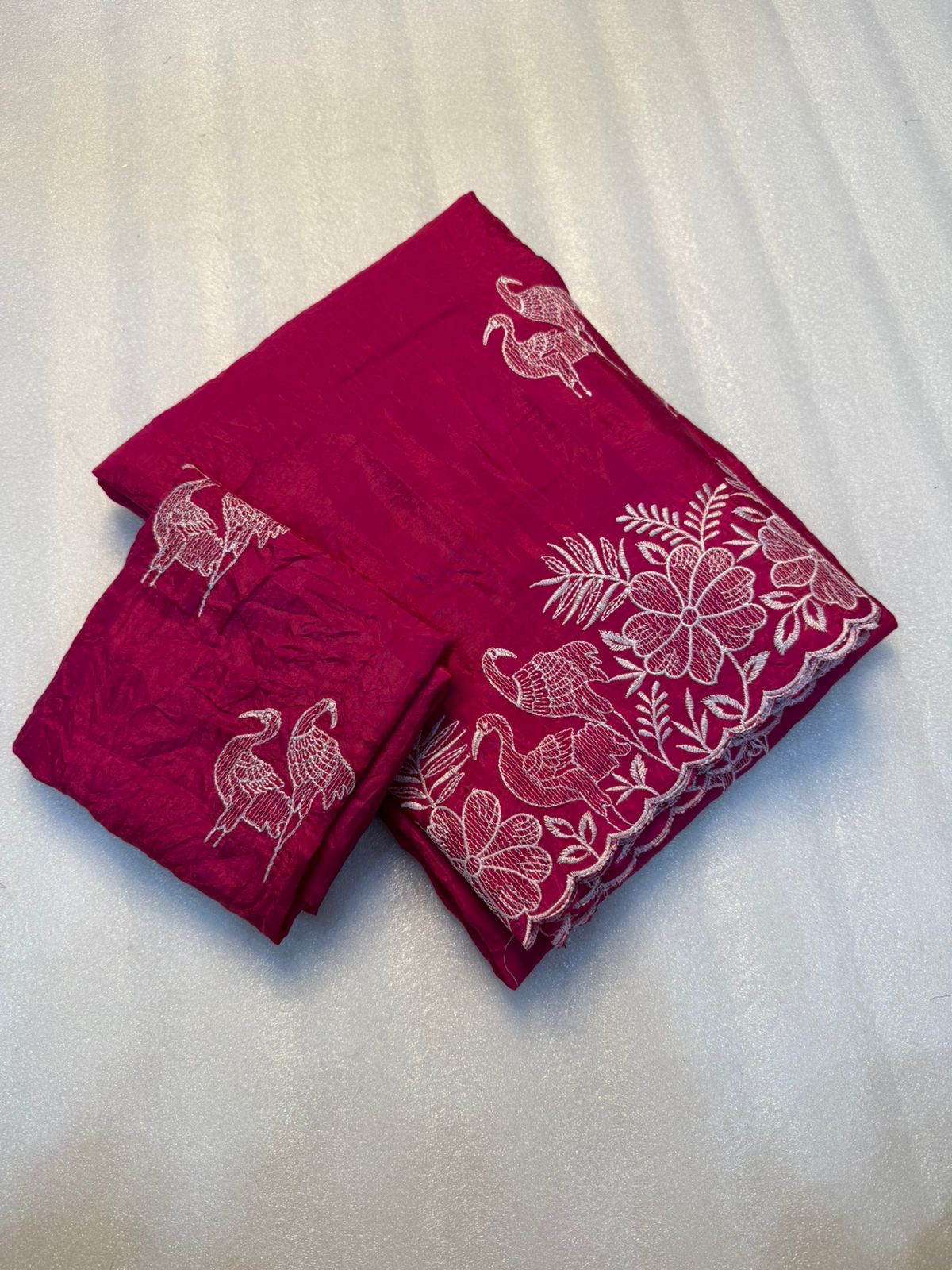 Kayatri New  Beautiful Premium Quality soft gold crush Designer Saree