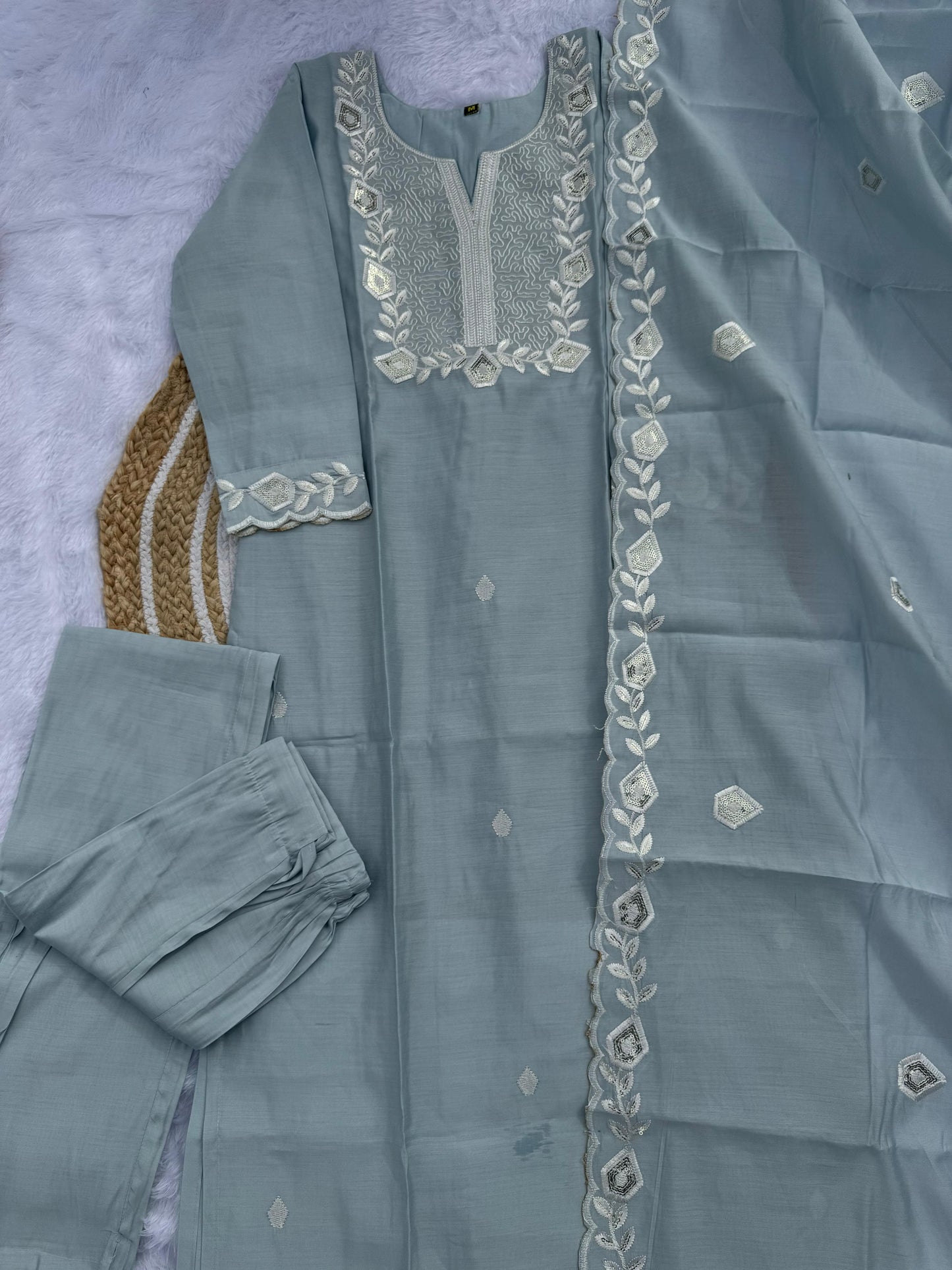 Kayatri New Roman silk With Cotton Suit