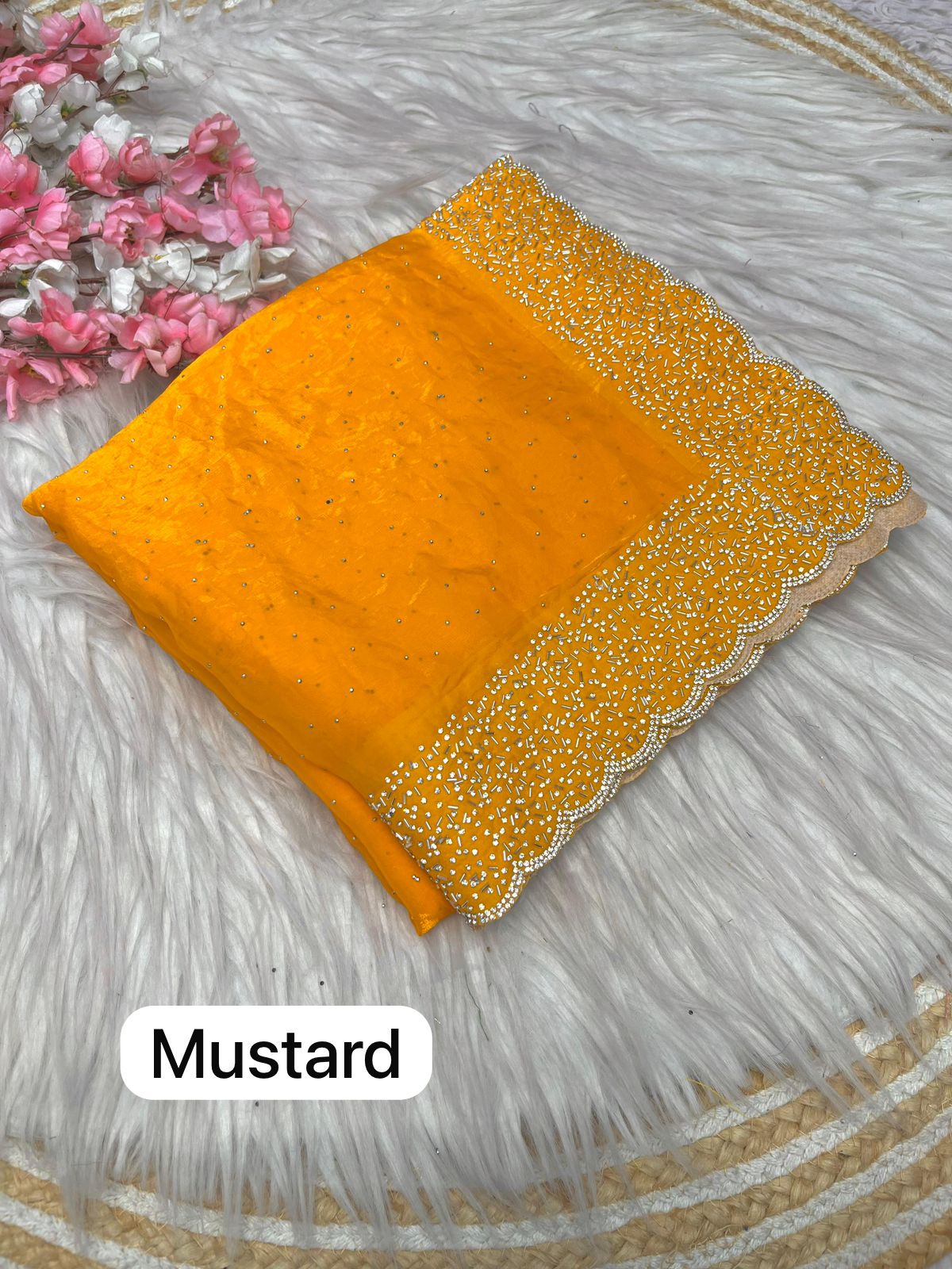 Kayatri New soft  Silk Blooming  With Beautiful jarkhan Work With Siroski Work Saree