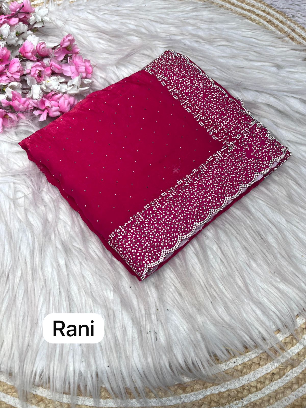 Kayatri New soft  Silk Blooming  With Beautiful jarkhan Work With Siroski Work Saree
