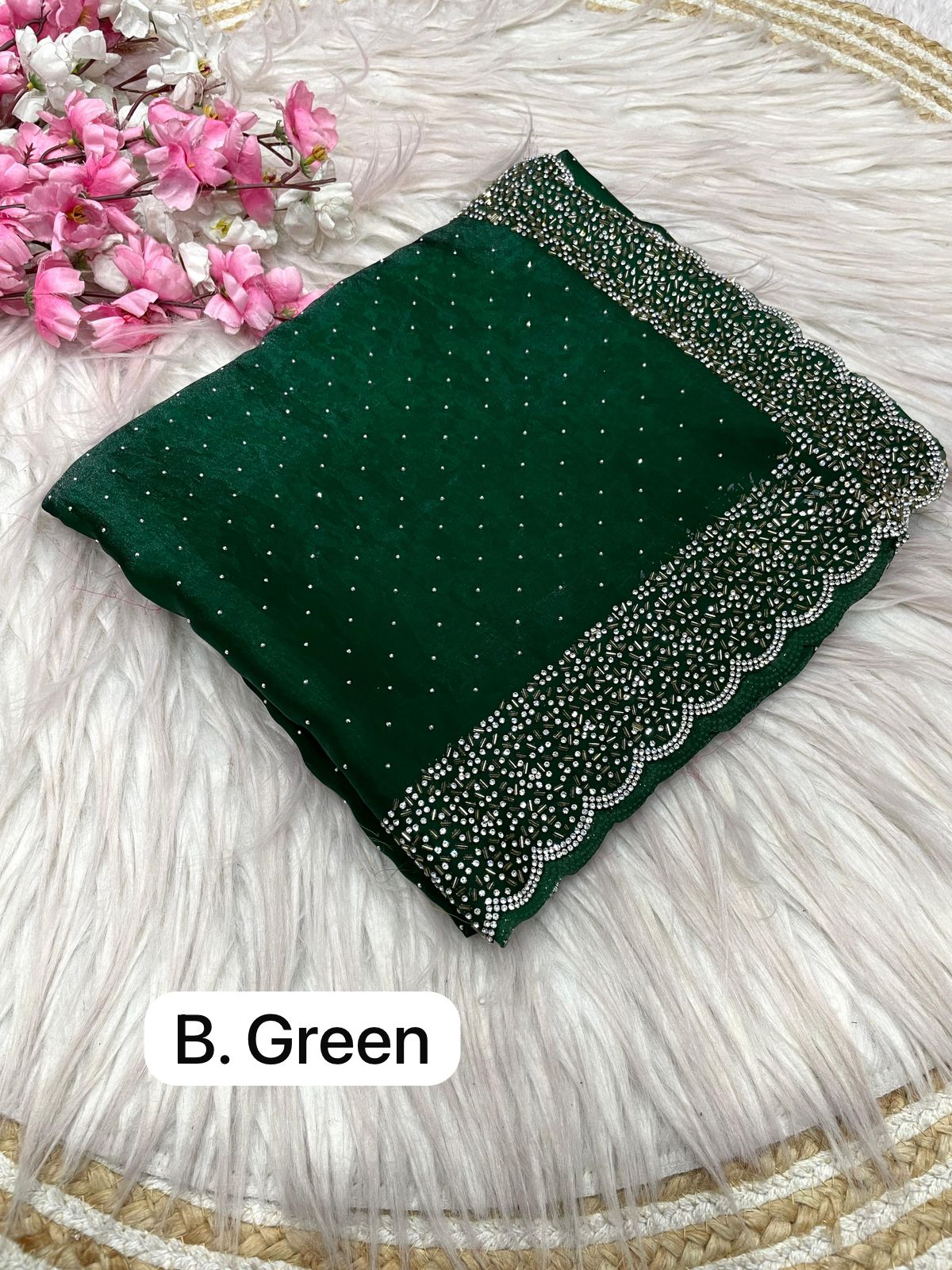 Kayatri New soft  Silk Blooming  With Beautiful jarkhan Work With Siroski Work Saree