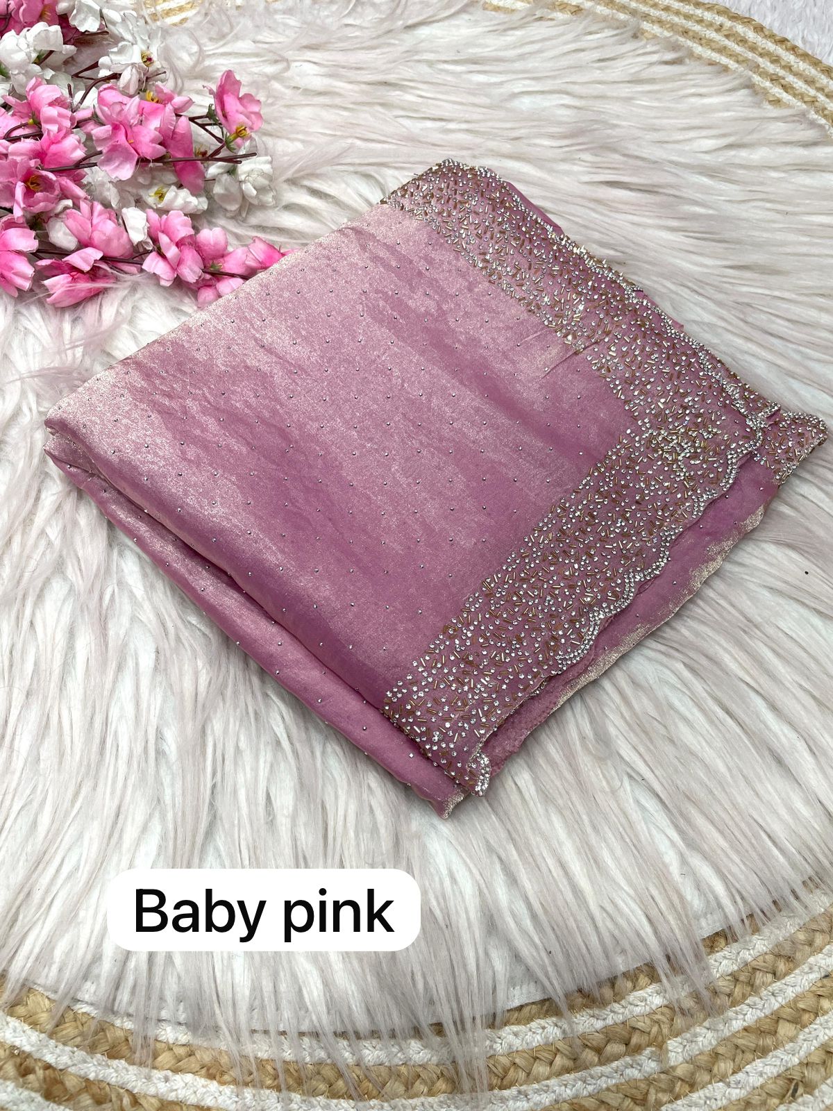 Kayatri New soft  Silk Blooming  With Beautiful jarkhan Work With Siroski Work Saree
