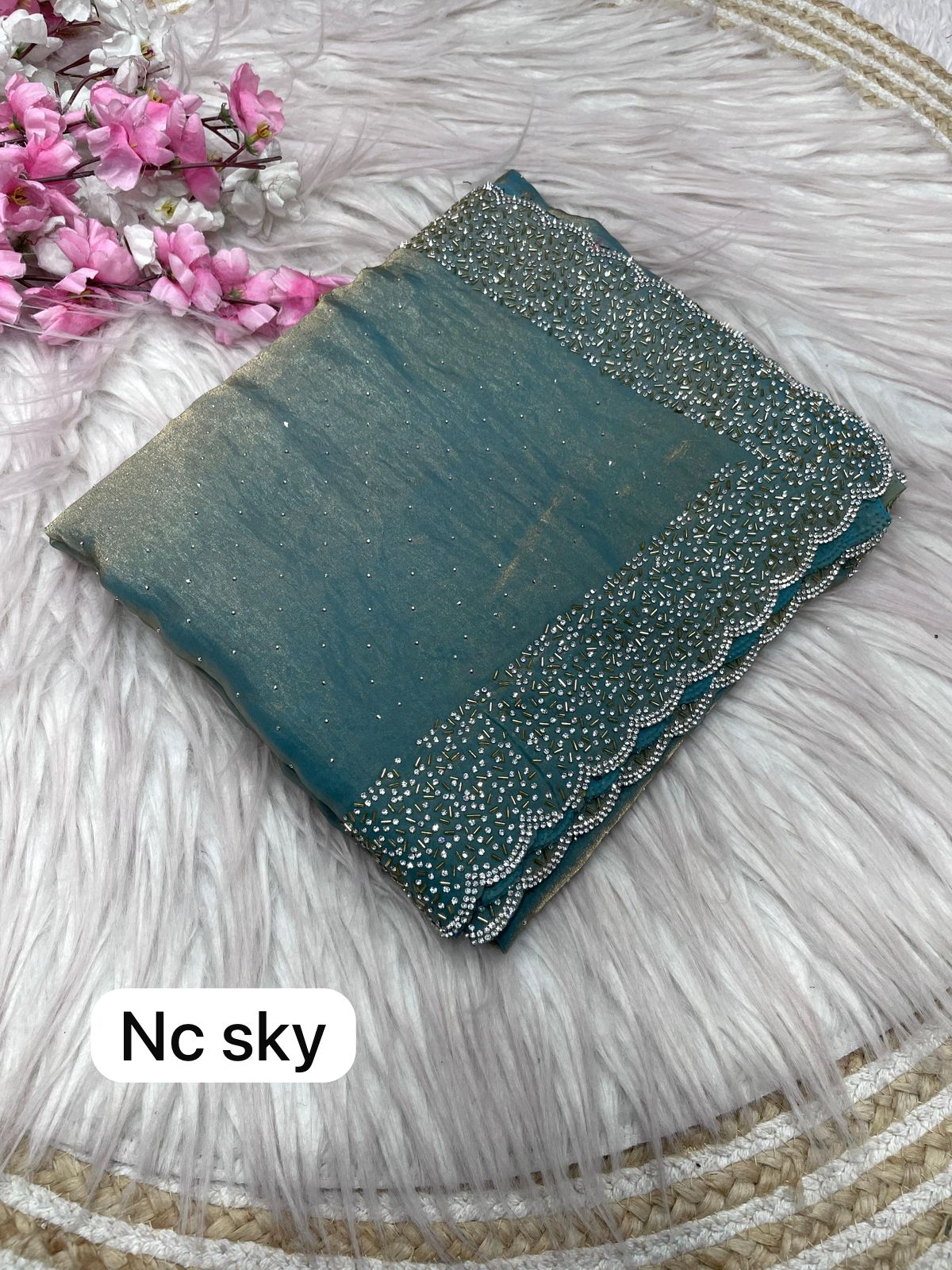 Kayatri New soft  Silk Blooming  With Beautiful jarkhan Work With Siroski Work Saree