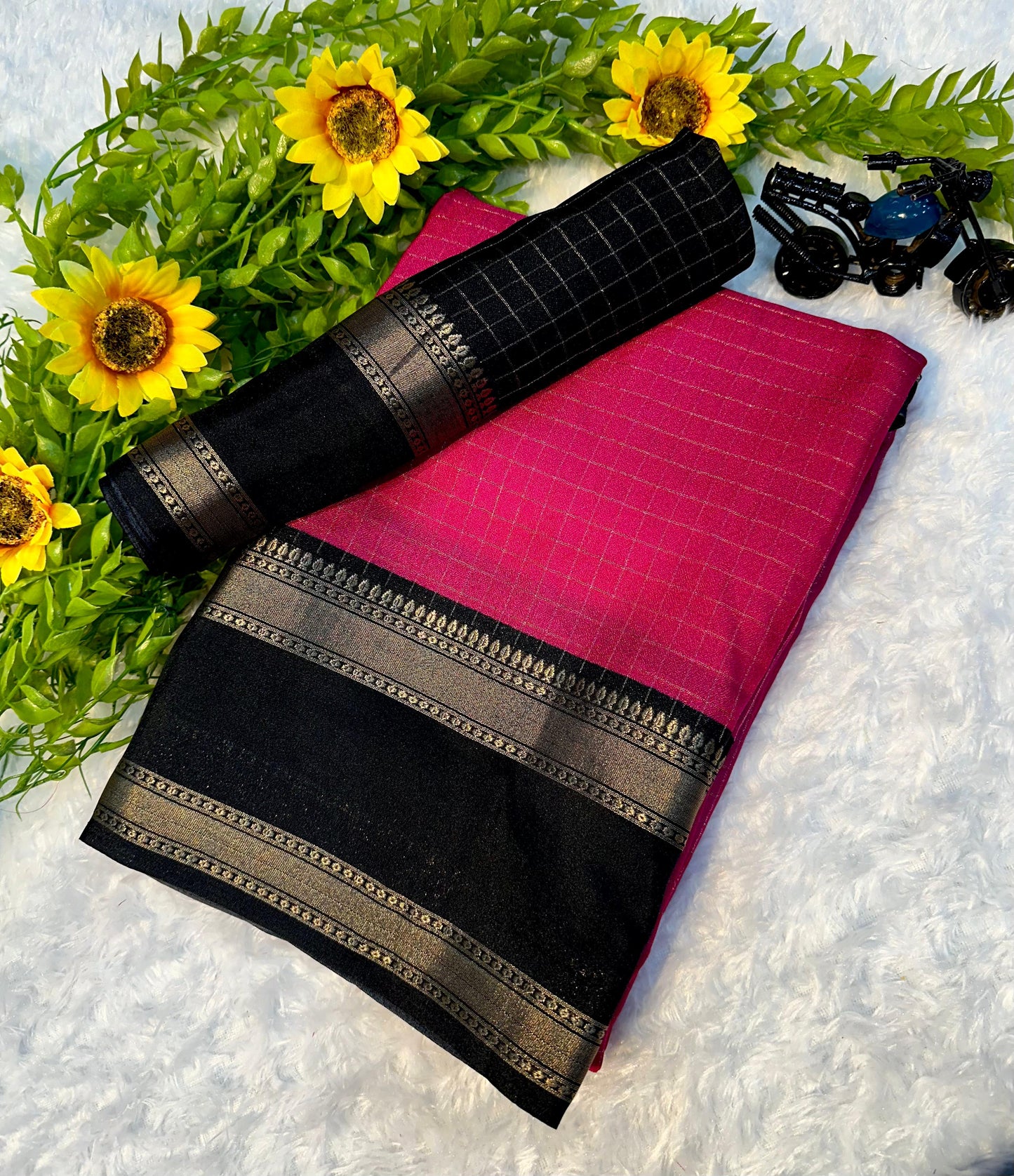 Kayatri New Beautiful heavy mysore silk saree with all over weaving and fantastic Saree