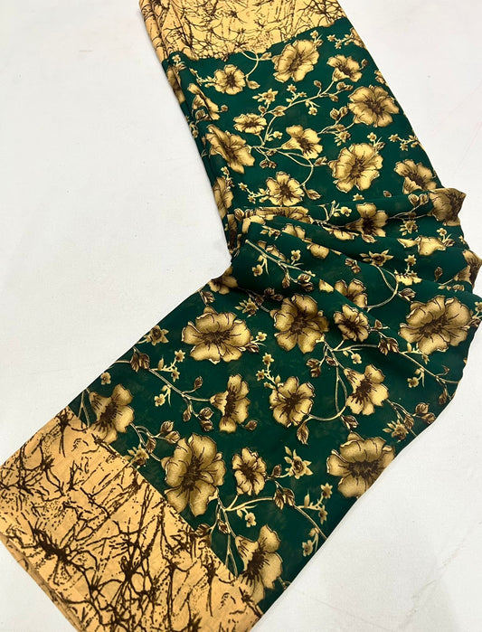 Kayatri New Latest Soft Silk Printed Saree Collection with Running Blouse