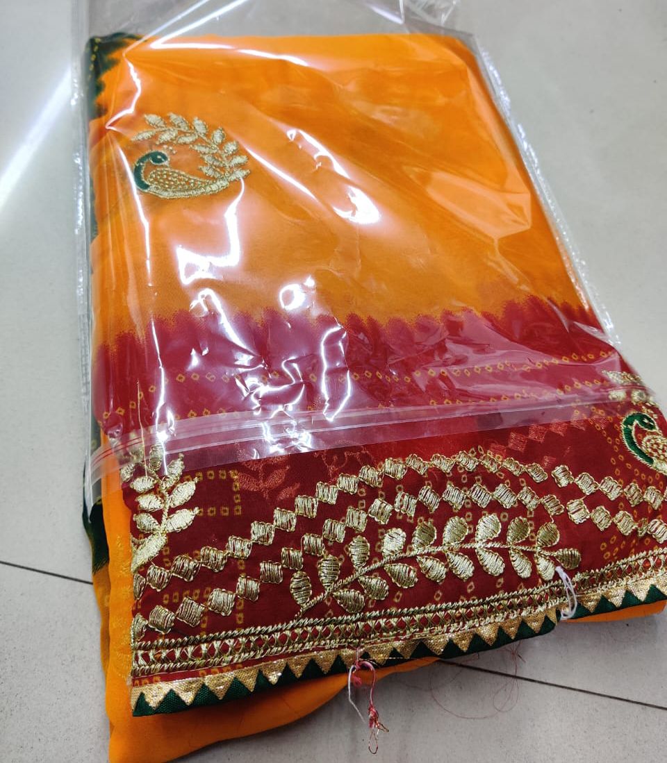 Kayatri New Premium Women’s Choice Georgette Saree with C-Pallu Work