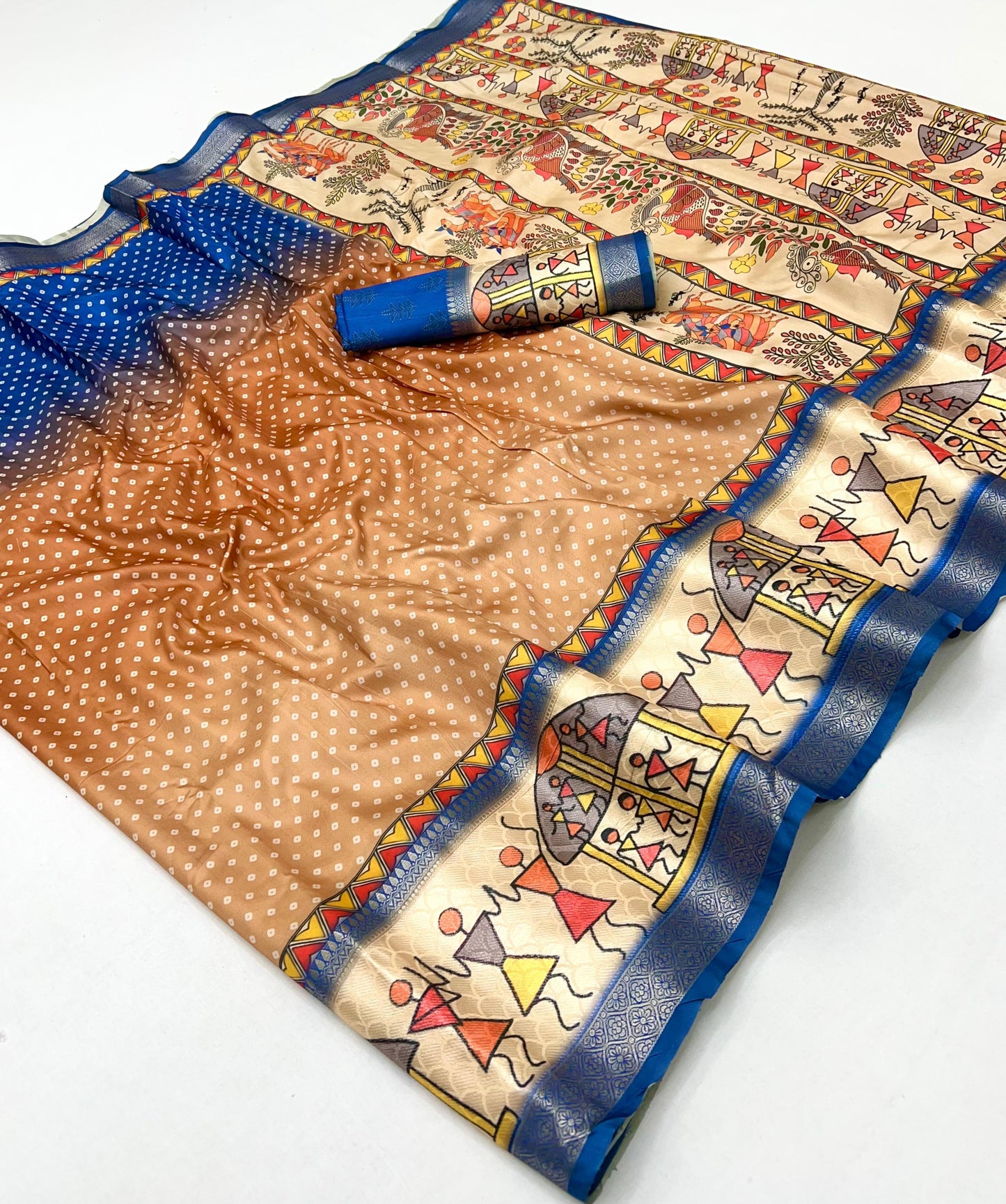 Kayatri New Soft Resham Silk Saree with Self Design & Jacquard Weaving Border