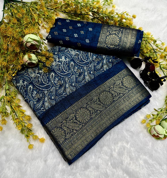 Kayatri New Elegant Dola Silk Saree With Rich Jari Work Soft Smooth Finish