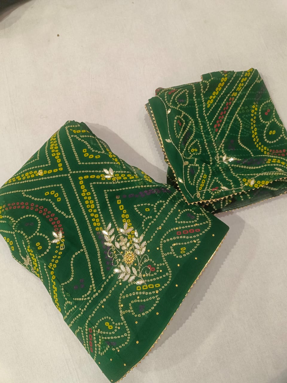 Kayatri New Elegant Pure Bhedej Lehenga with Fancy Katdana Stone Work