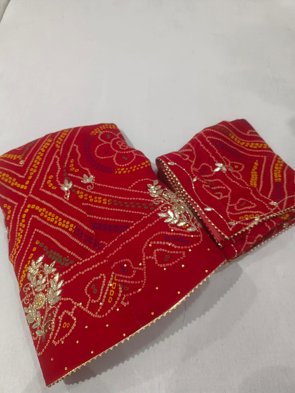 Kayatri New Elegant Pure Bhedej Lehenga with Fancy Katdana Stone Work