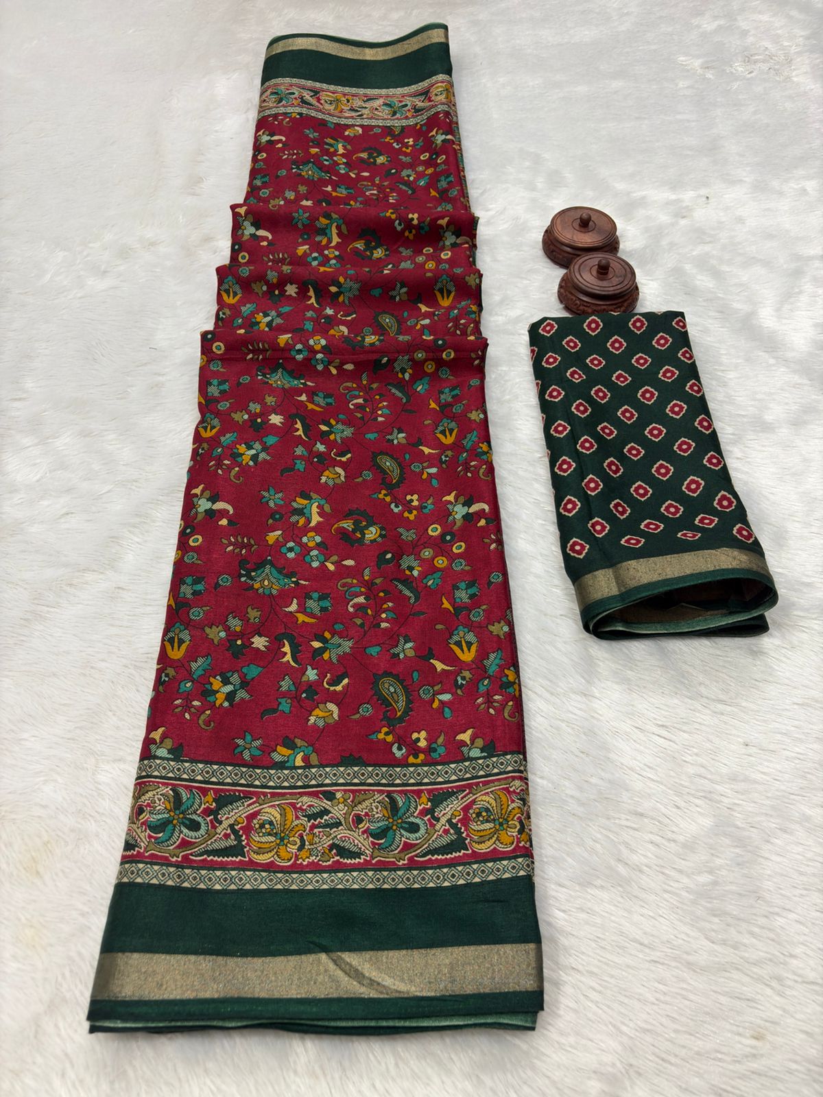 Kayatri New Traditional Mul Mul Cotton Saree Soft Airy Comfortable Wear