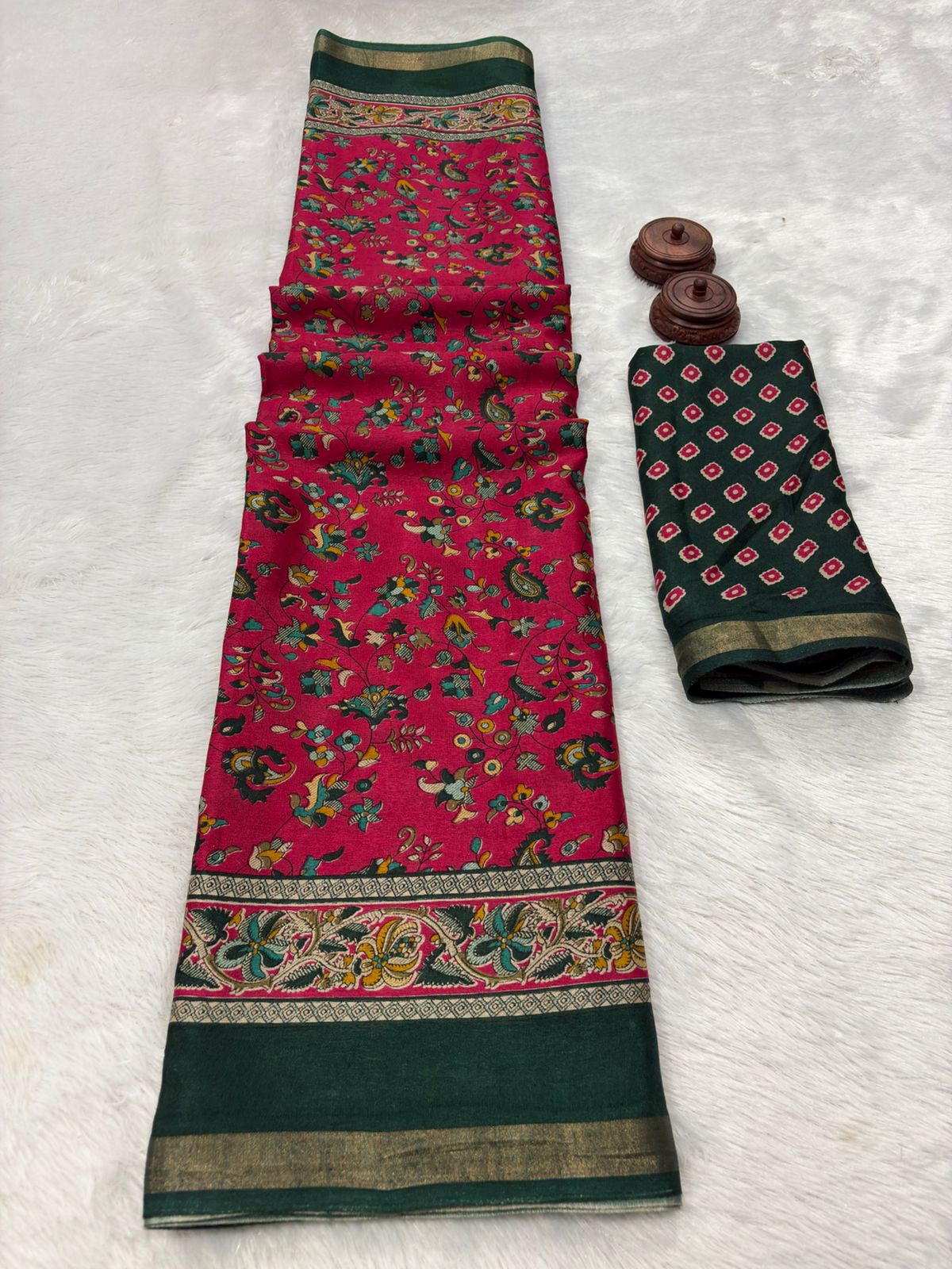 Kayatri New Traditional Mul Mul Cotton Saree Soft Airy Comfortable Wear