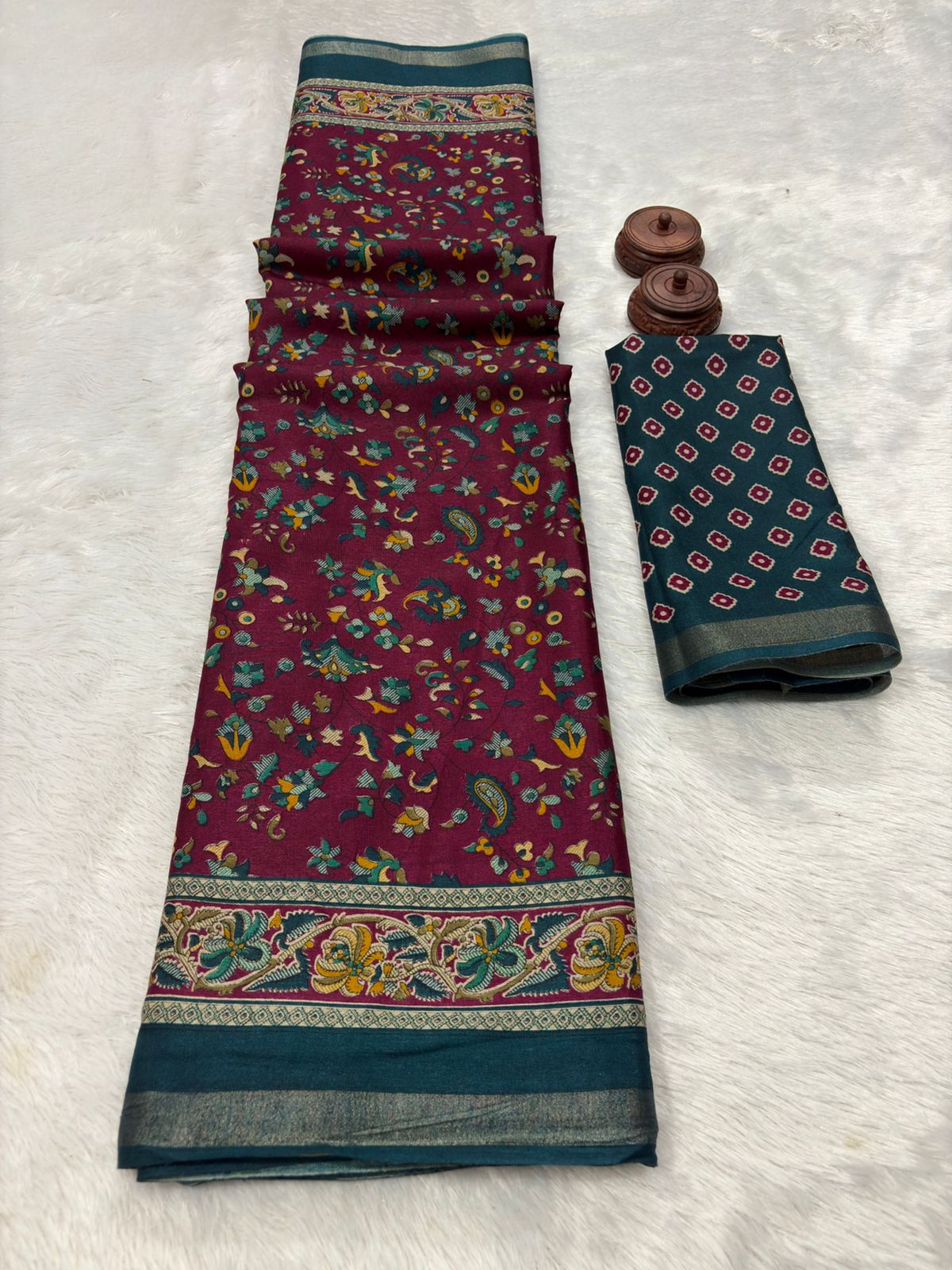 Kayatri New Traditional Mul Mul Cotton Saree Soft Airy Comfortable Wear