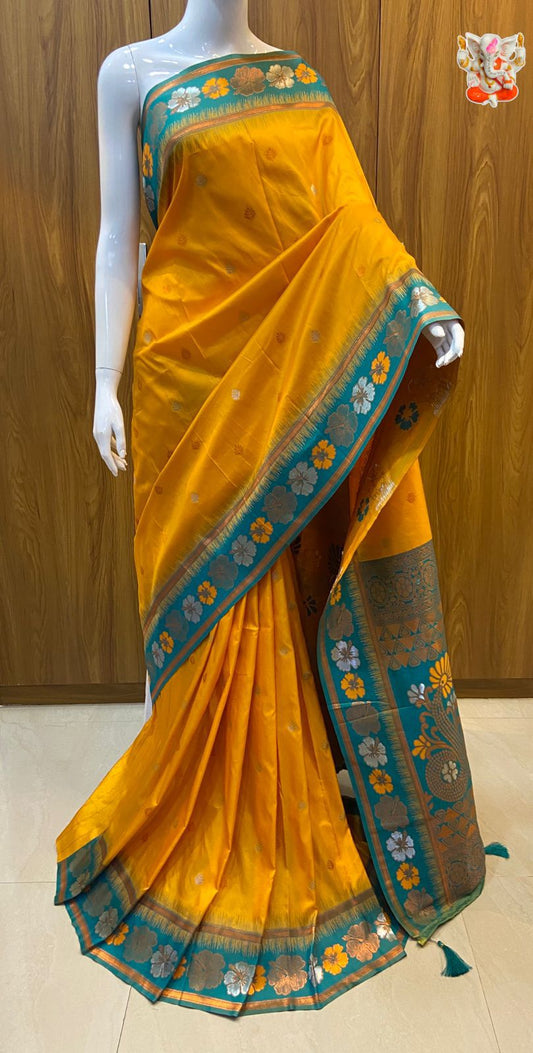 Kayatri New Festive Pure Silk Saree with Original Jari Detailing