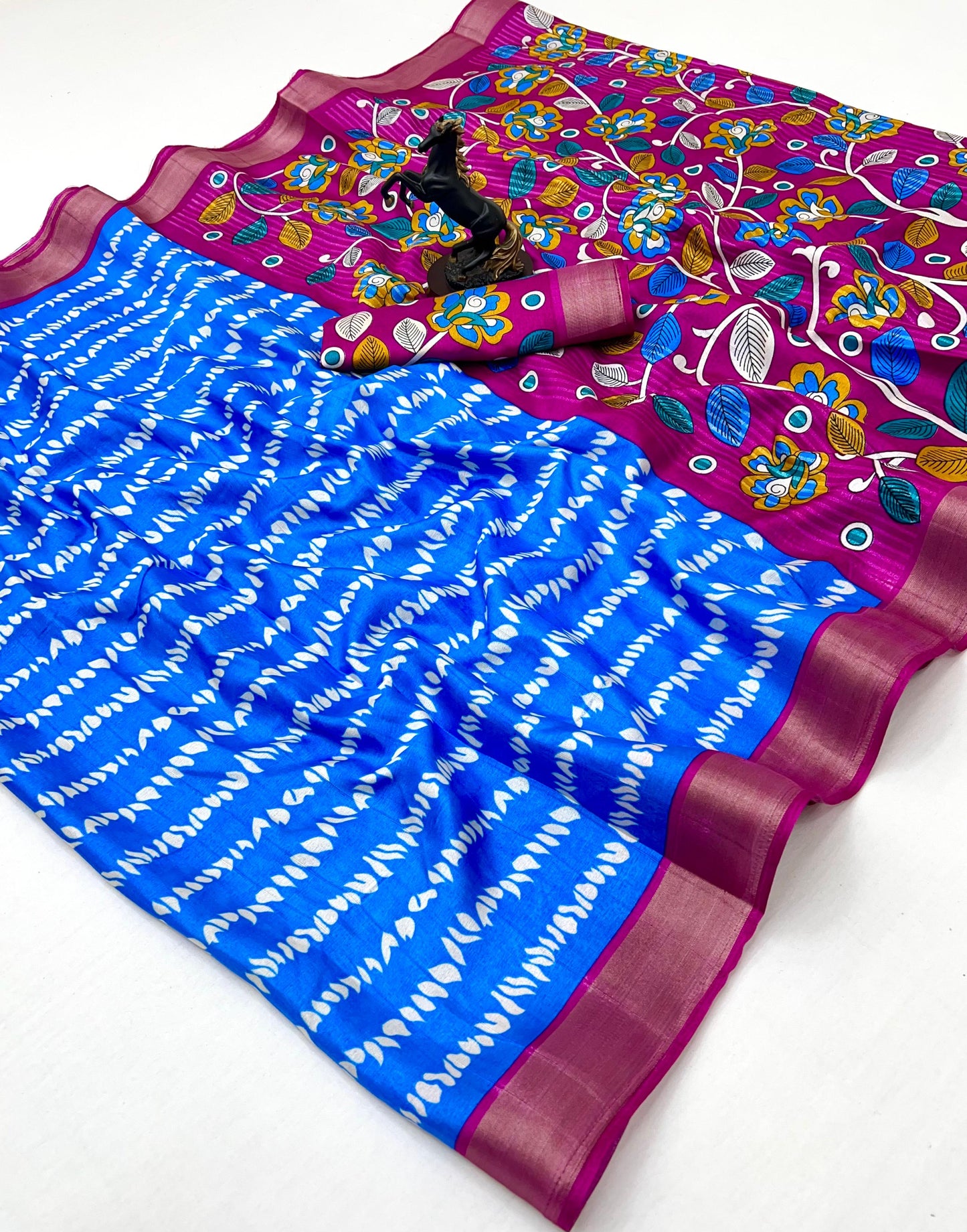 Kayatri New Traditional Cotton Silk Saree with Elegant Zari Border