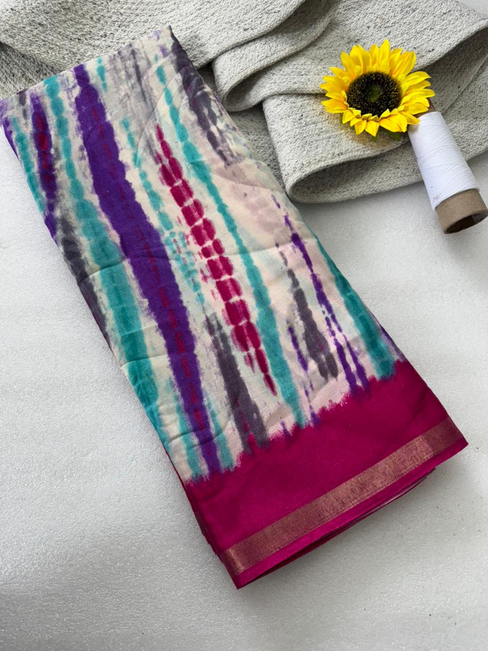 Kayatri New Traditional Leheriya Bandhani Ekkat Saree with Super Patola Pallu