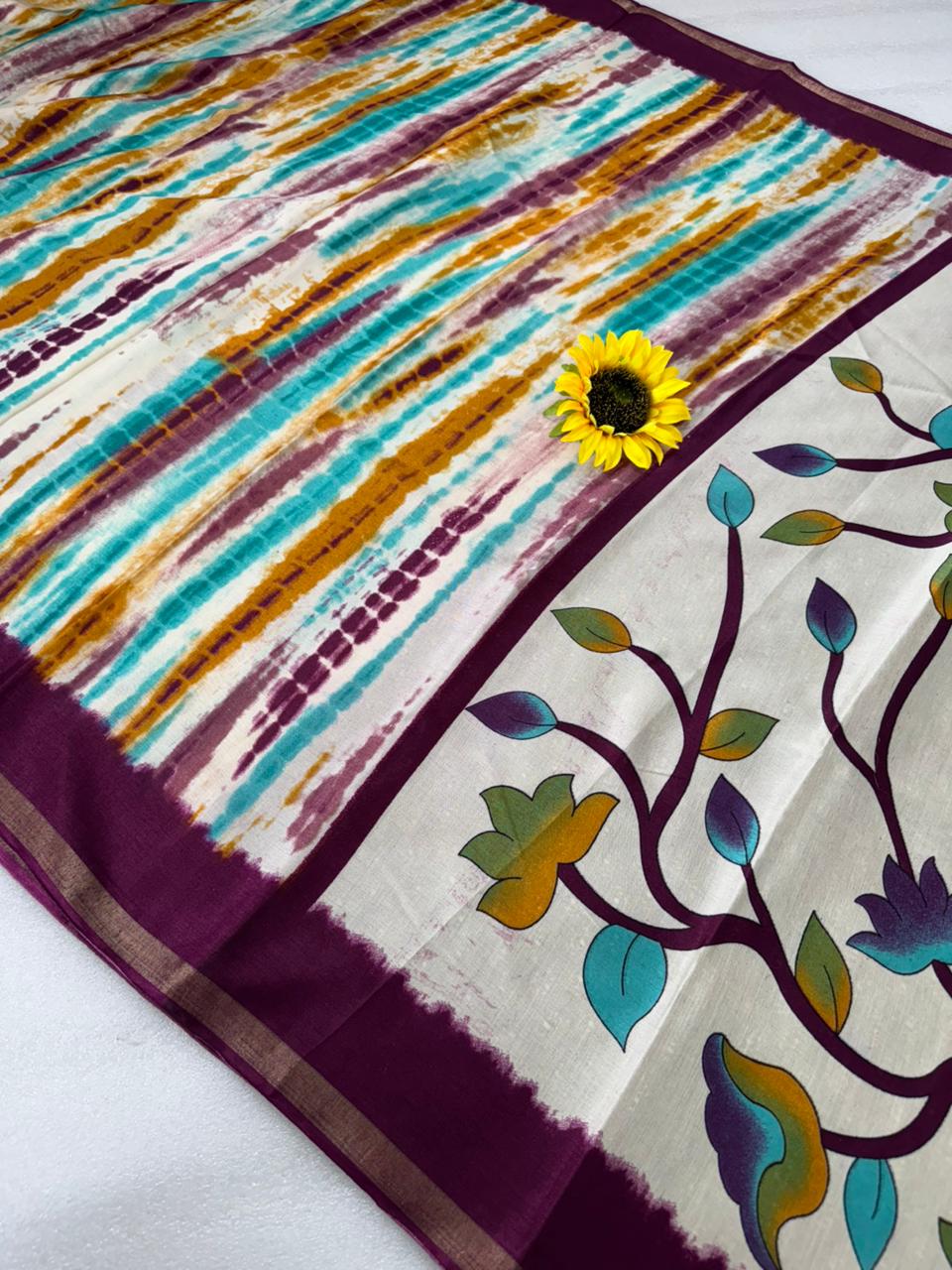 Kayatri New Traditional Leheriya Bandhani Ekkat Saree with Super Patola Pallu