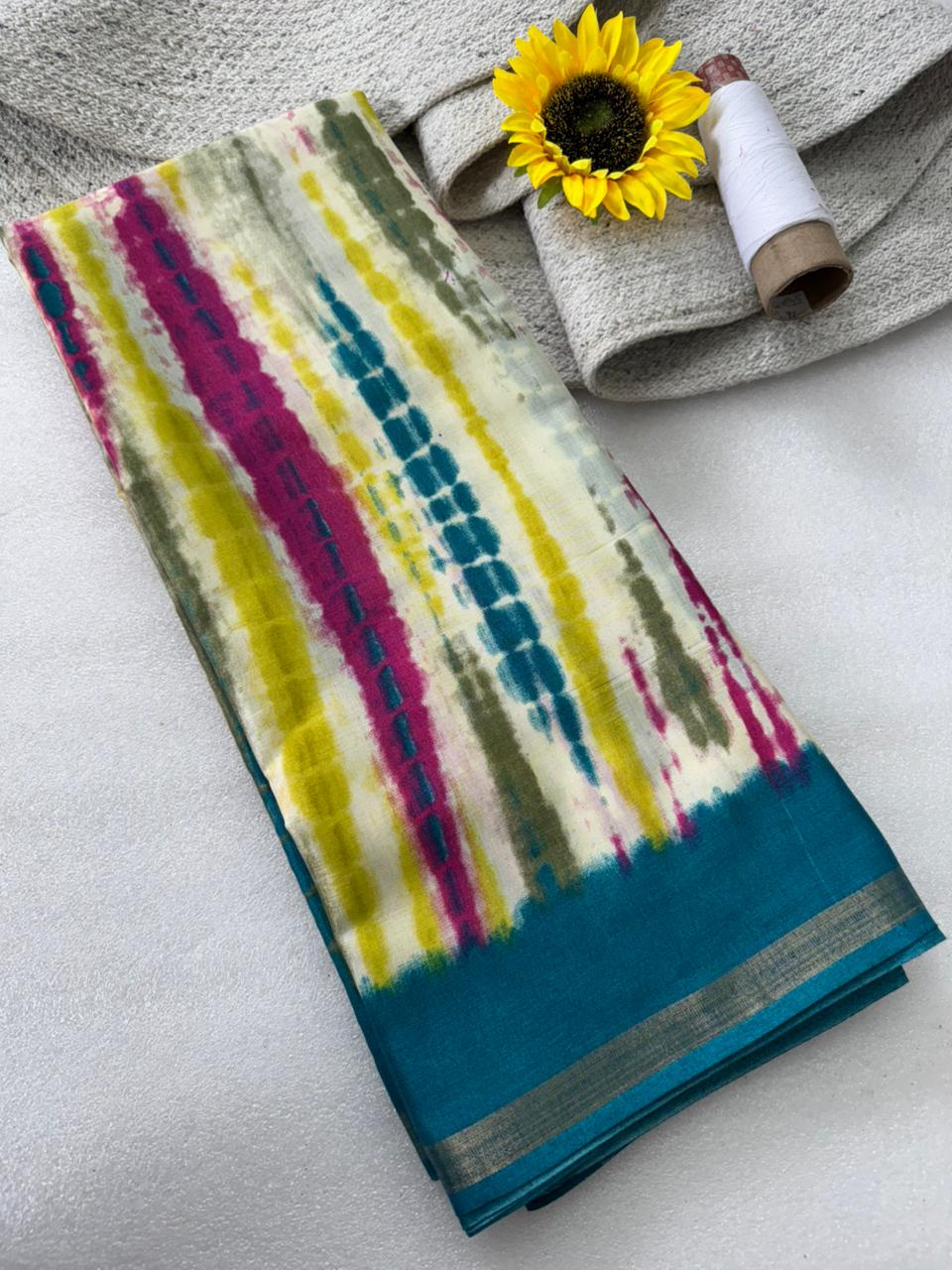 Kayatri New Traditional Leheriya Bandhani Ekkat Saree with Super Patola Pallu