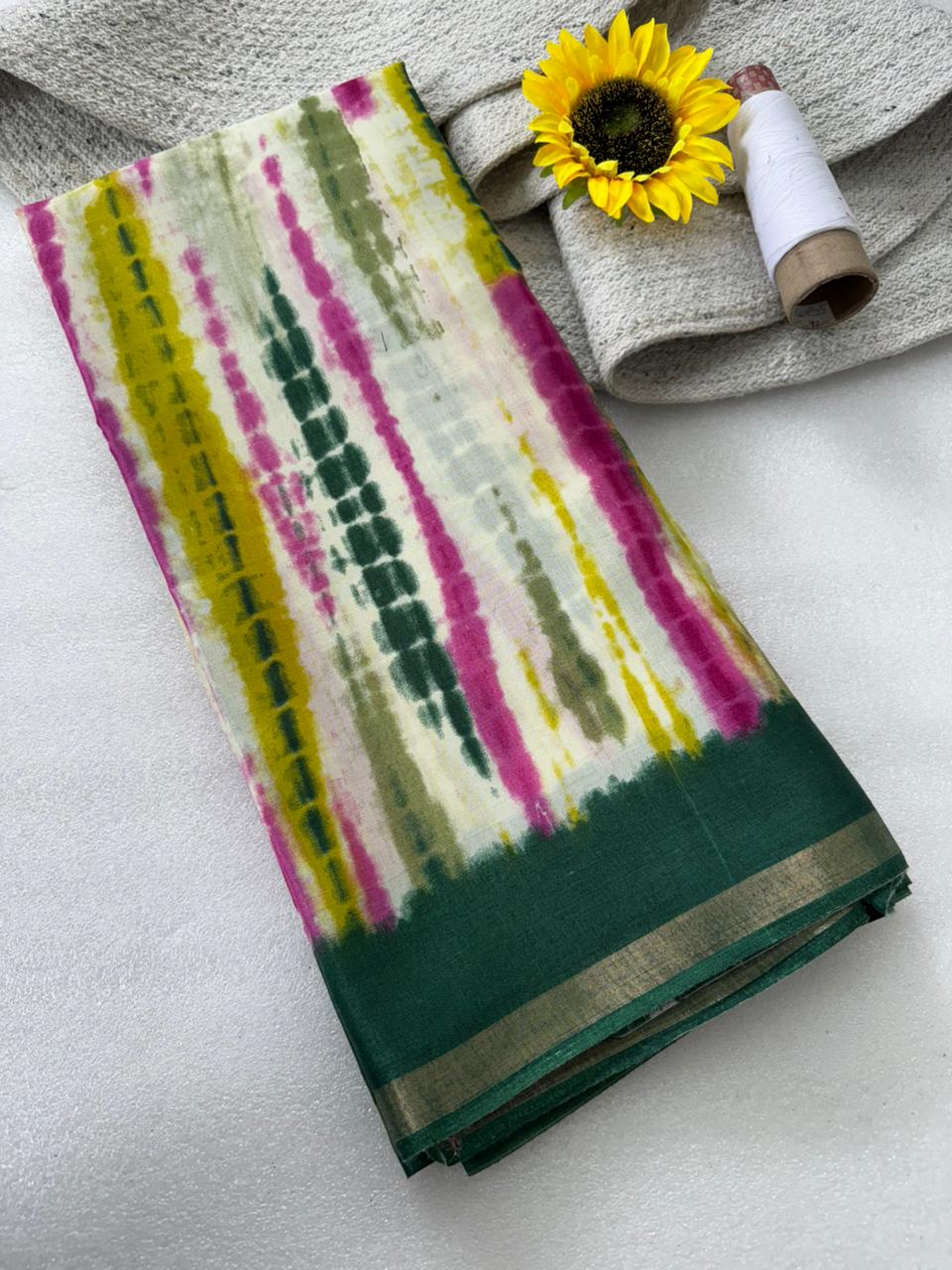 Kayatri New Traditional Leheriya Bandhani Ekkat Saree with Super Patola Pallu