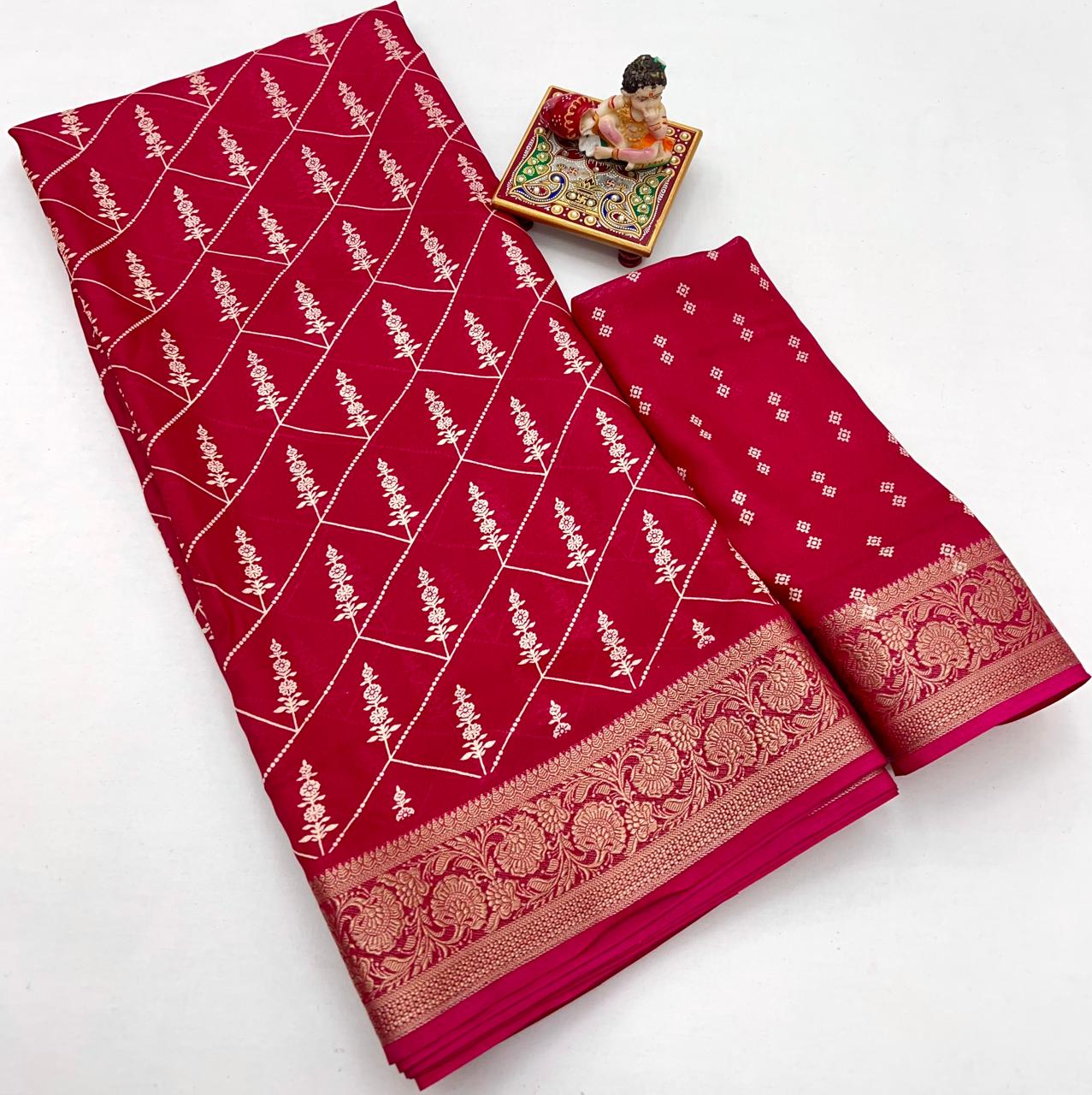 Kayatri New Premium Wedding Collection Pure Moss Mellow Georgette Saree